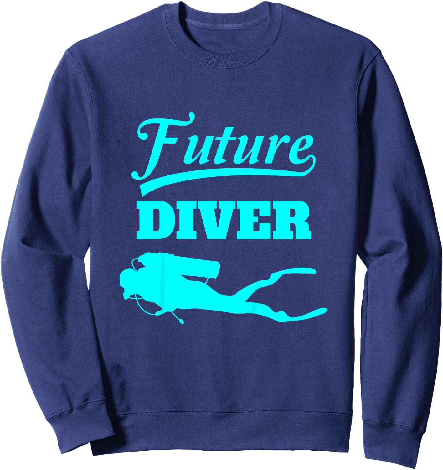 Future Diver Scuba Diving for Kids Sweatshirt - Sweatshirt | Navy