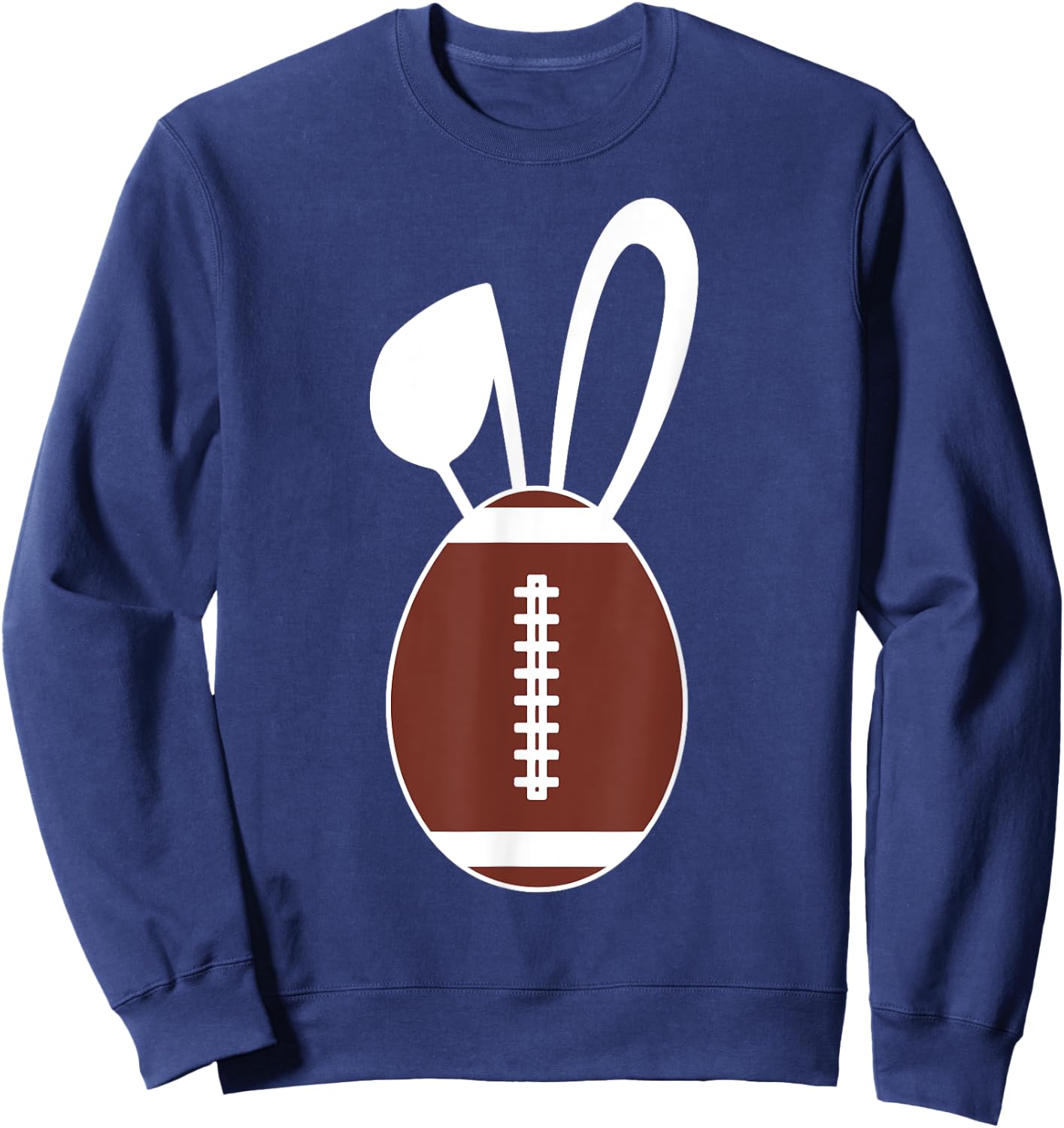Cute Football Egg Shirt - Football Easter Egg Gift Sweatshirt - Sweatshirt | Navy