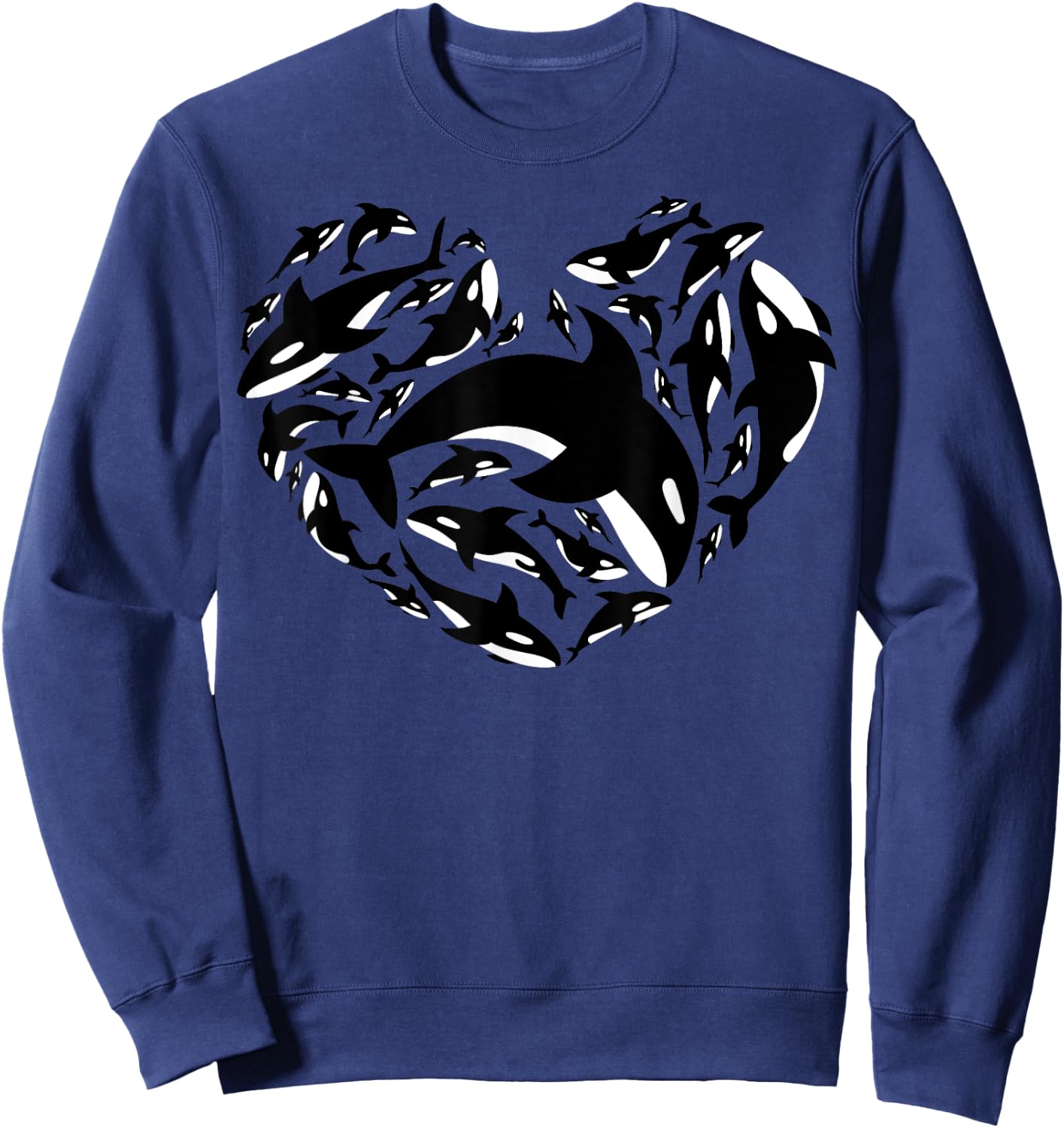 Love Orca Gifts Killer Whale Sweatshirt - Sweatshirt | Navy