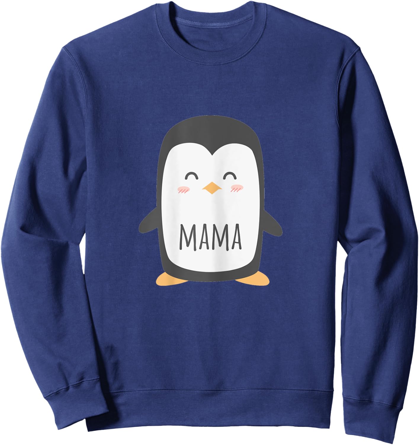 Penguin Mama - Funny & Cute Mom Sweatshirt - Sweatshirt | Navy