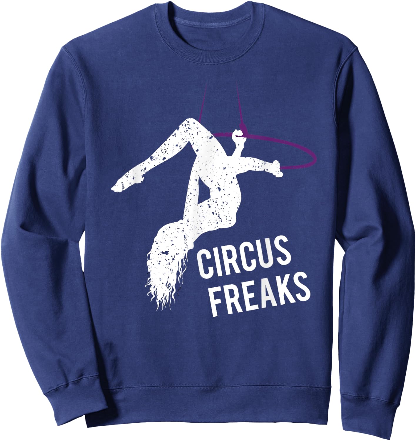 Aerial Arts Clothing, Cute Aerialist Shirts Sweatshirt - Sweatshirt | Navy