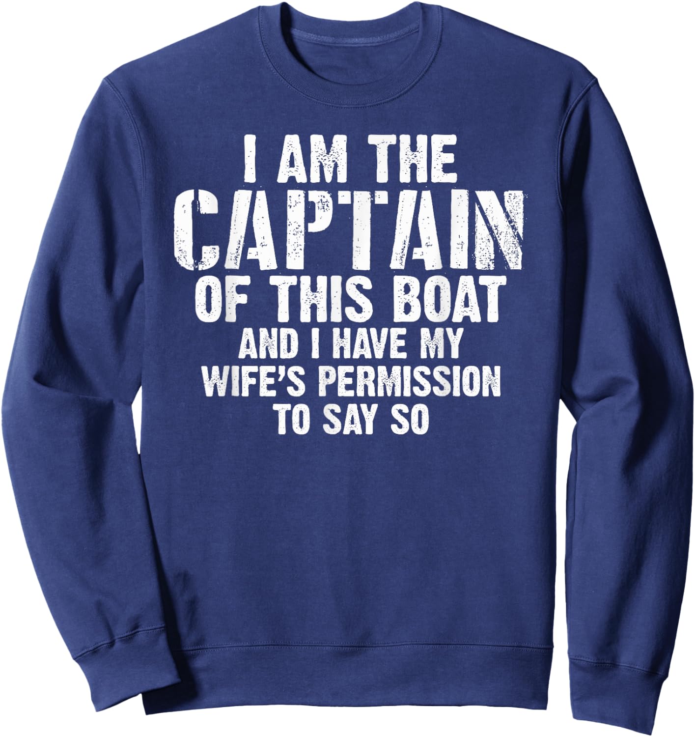 Boat Captain Shirt Sweatshirt - Sweatshirt | Navy