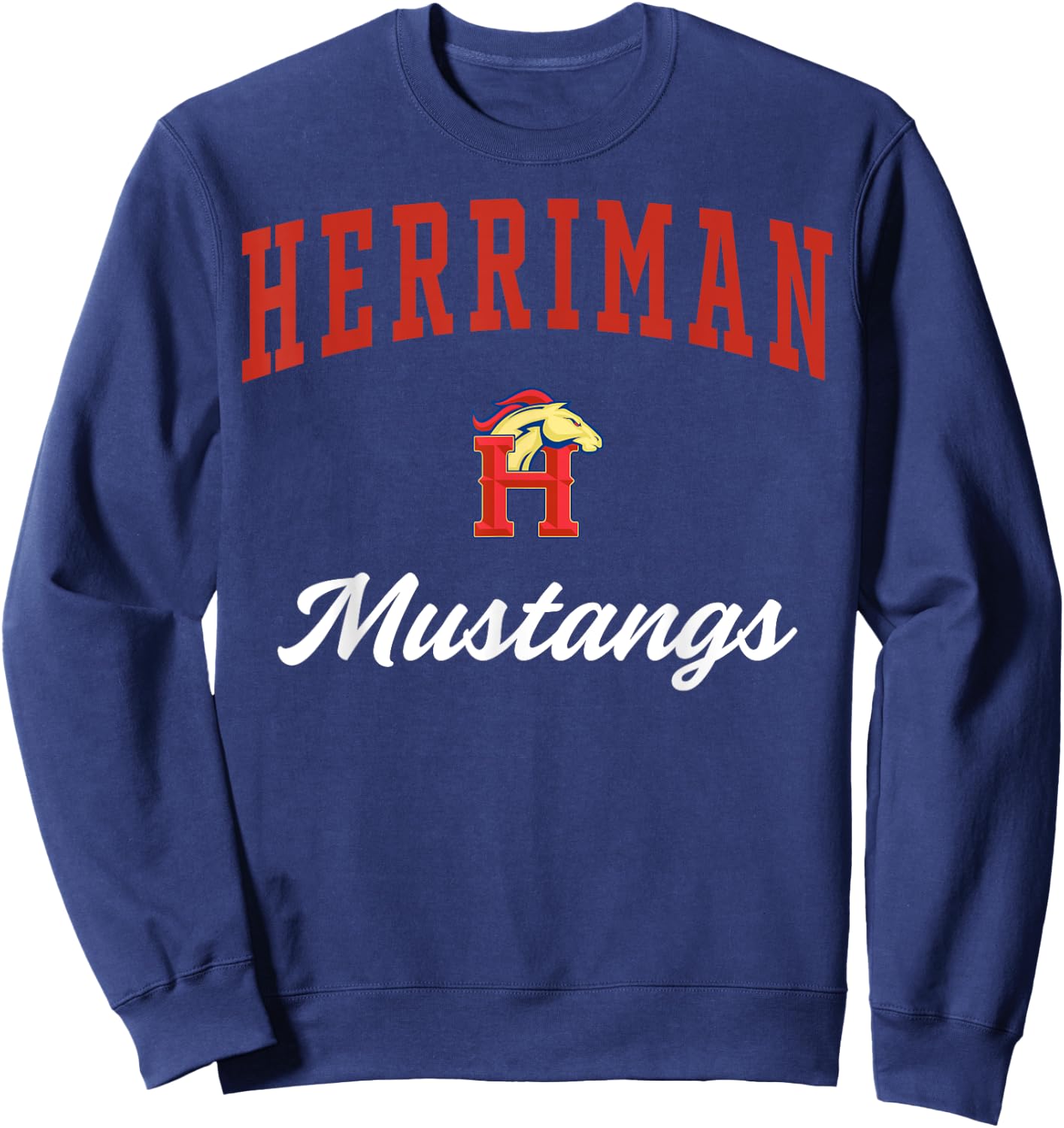 Herriman High School Mustangs C3 Sweatshirt - Sweatshirt | Navy