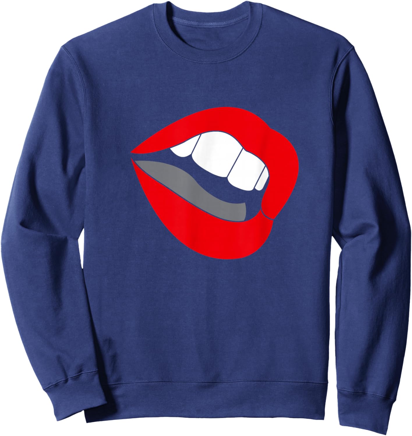 Kylie Minogue Lips Graphic Sweatshirt - Sweatshirt | Navy