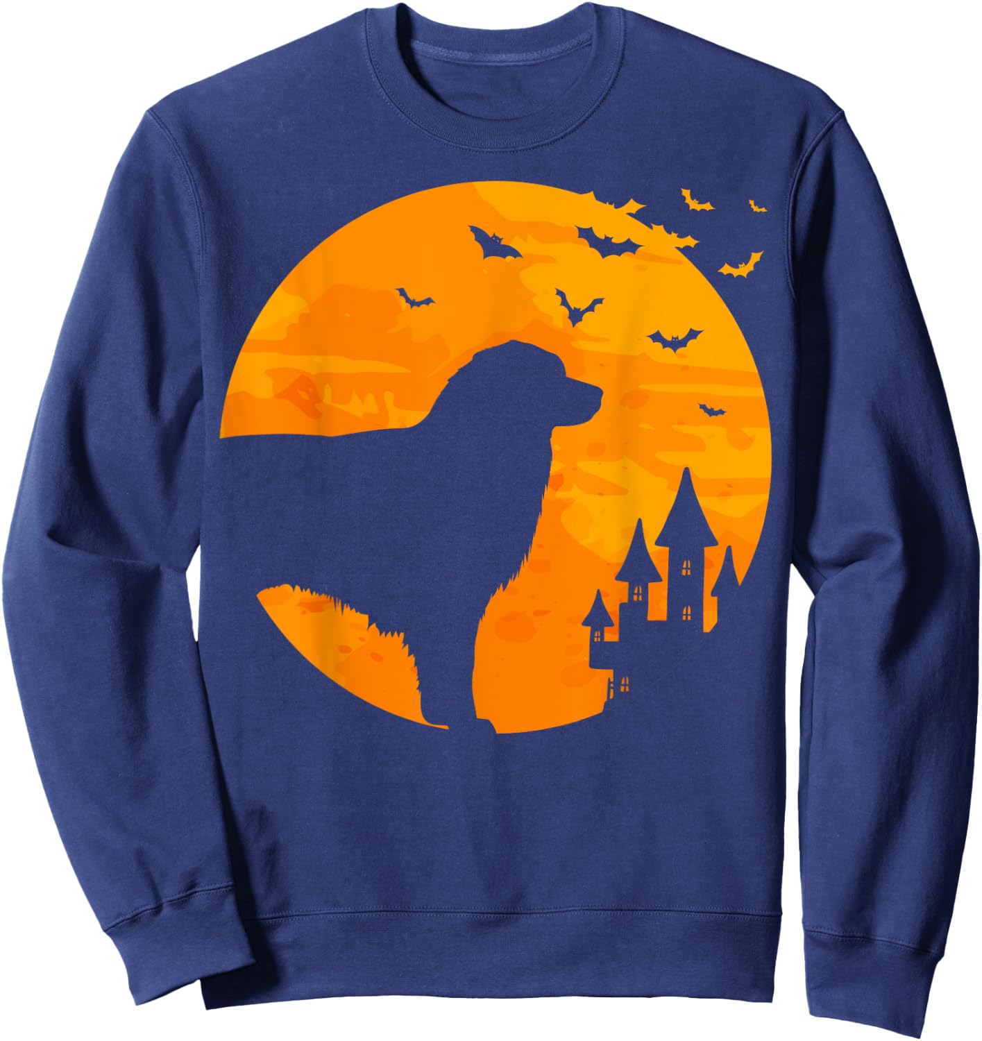 Aussie Scary Halloween T Shirt Sweatshirt - Sweatshirt | Navy