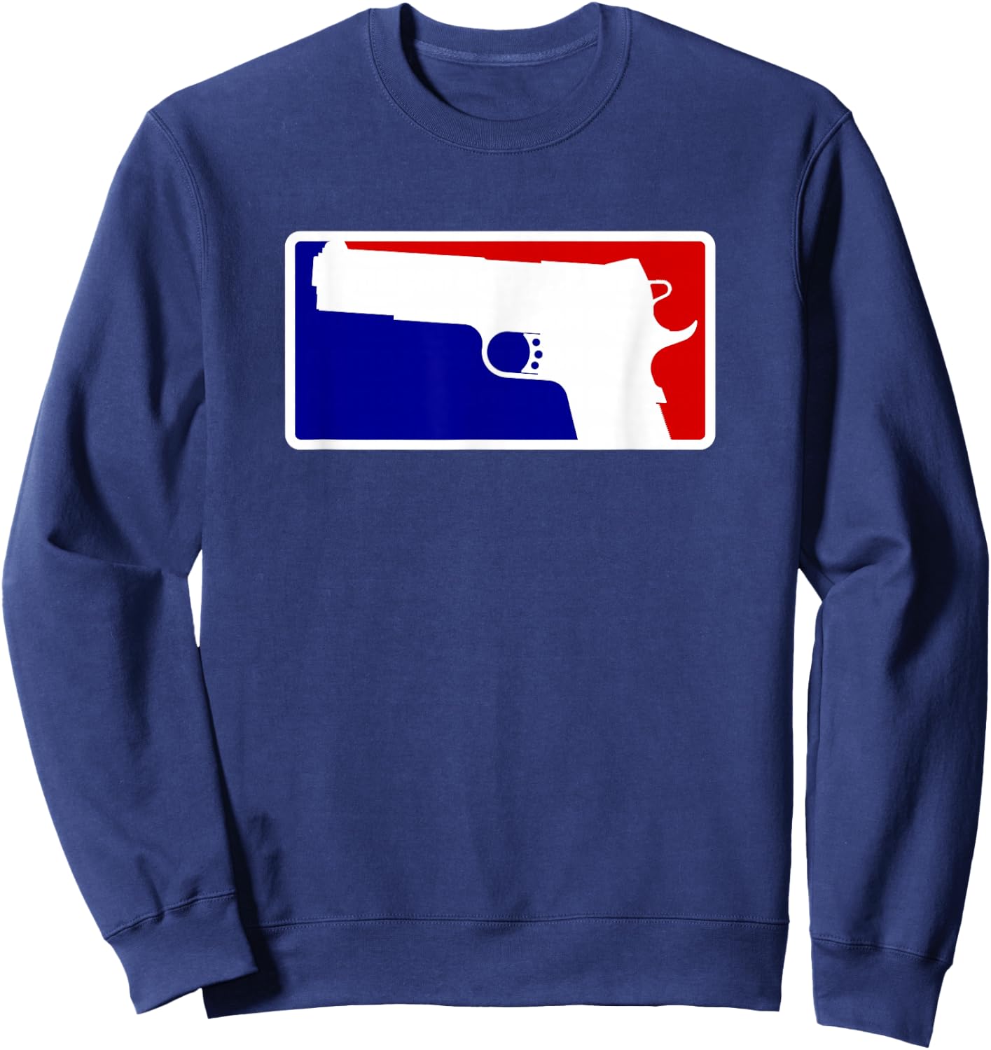 1911 Gun Shirt - Blue, White, and Red Design Sweatshirt - Sweatshirt | Navy