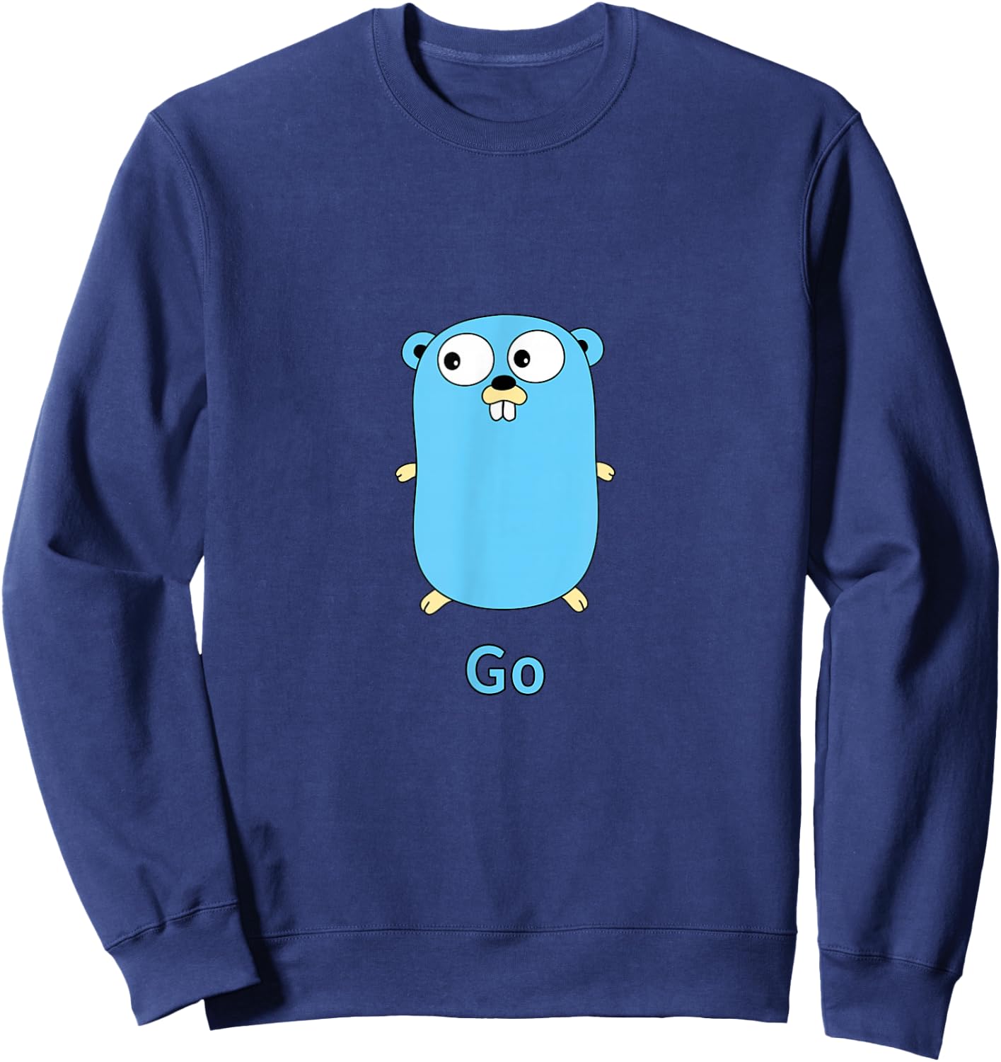 Golang gopher Sweatshirt - Sweatshirt | Navy