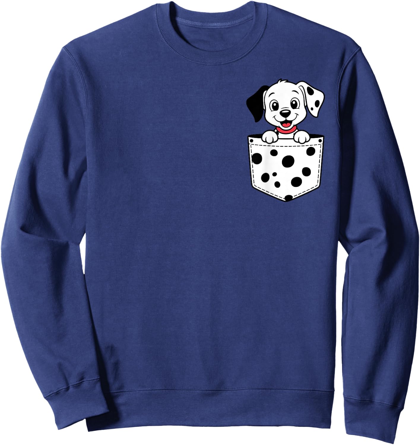 Dalmatian Costume Women Kids Dalmatian Dog Lover Sweatshirt - Sweatshirt | Navy