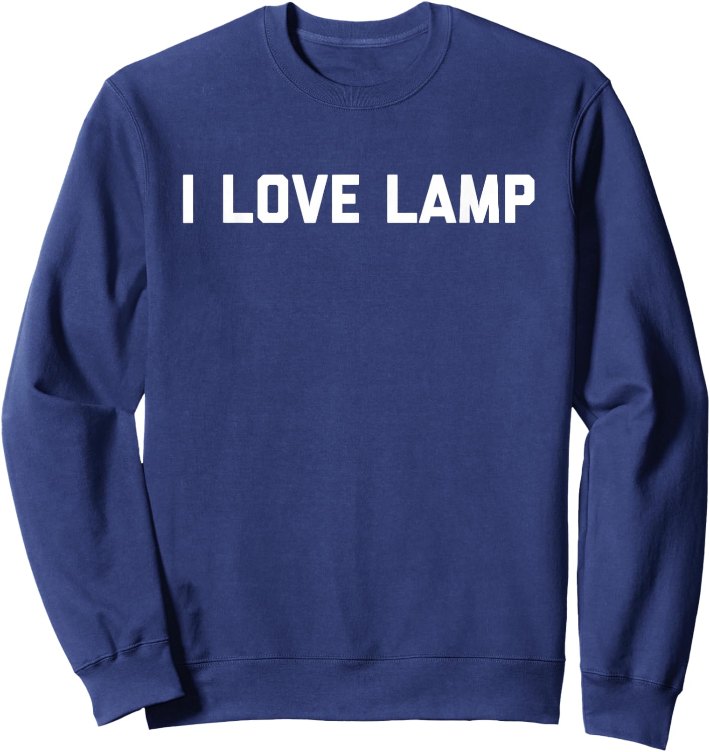 I Love Lamp Sweatshirt - Sweatshirt | Navy