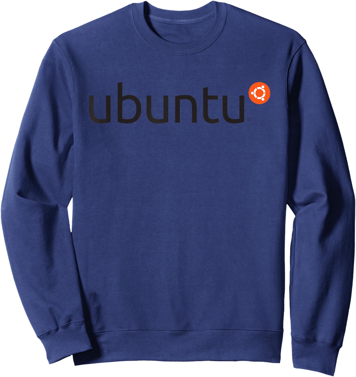 Ubuntu Official Logo Linux Operating System Sweatshirt - Sweatshirt | Navy