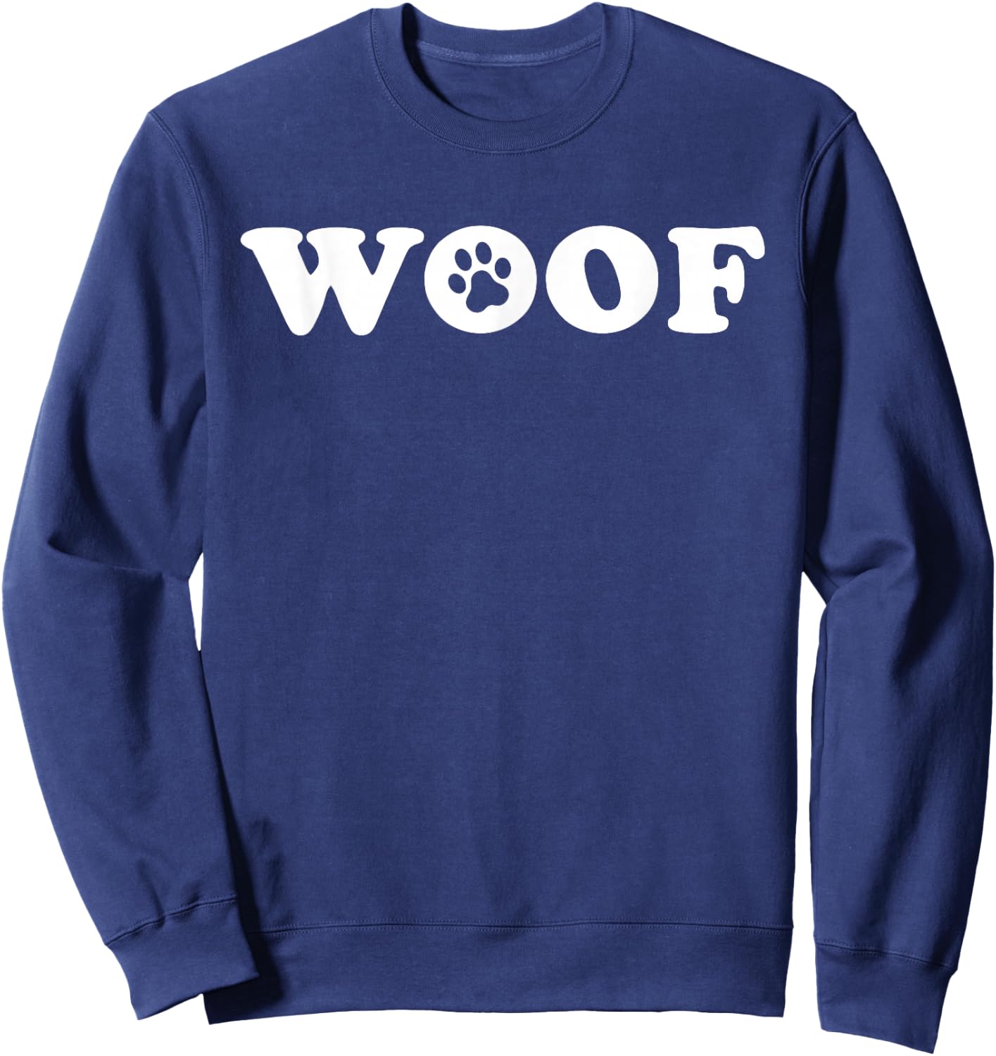 Adults Black Small Human Pup Woof Human Puppy Play Sweatshirt - Sweatshirt | Navy