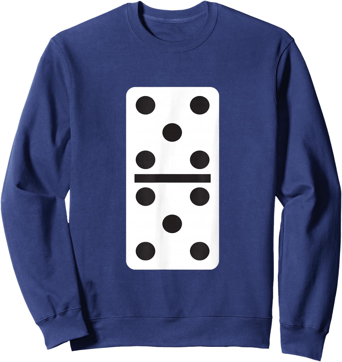 Double Five Dominoes Halloween Costume 5 Domino Game Sweatshirt - Sweatshirt | Navy