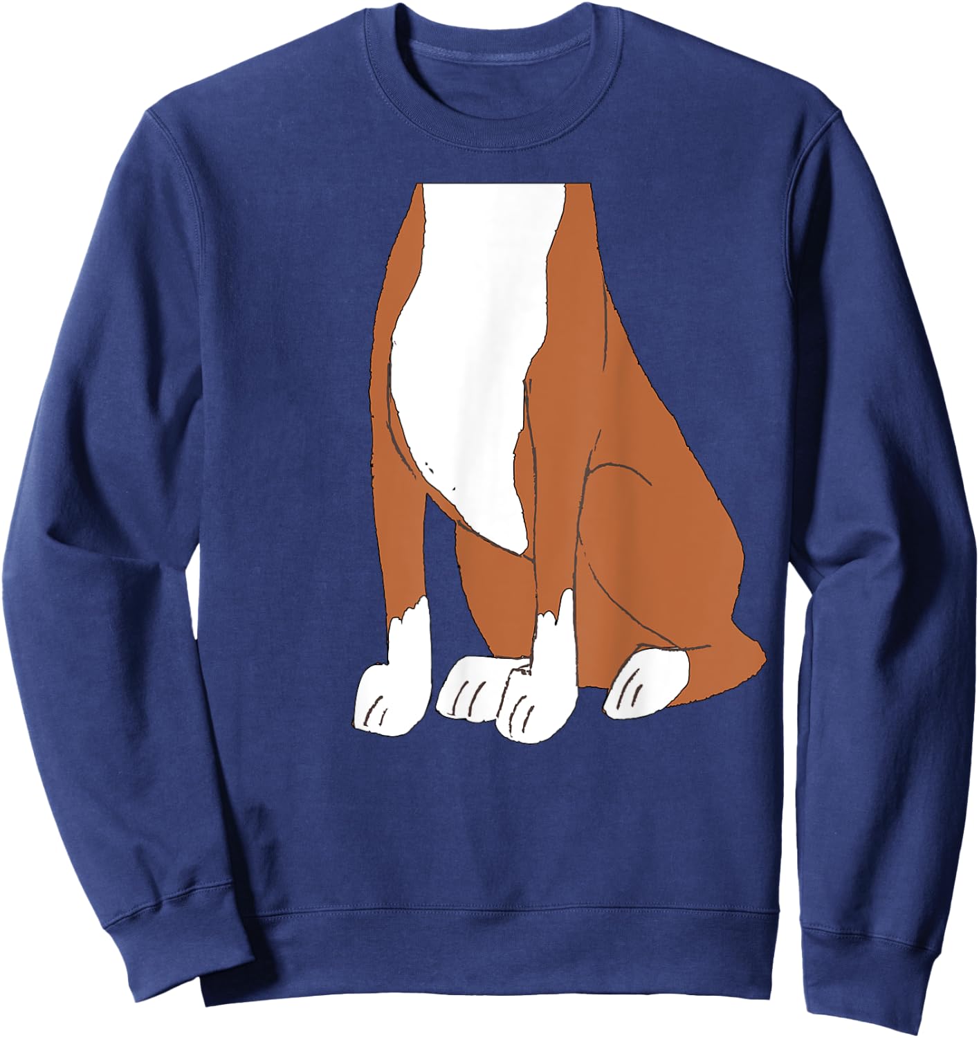 Halloween Boxer Dog Breed Body Costume Shirts for Kids Sweatshirt - Sweatshirt | Navy