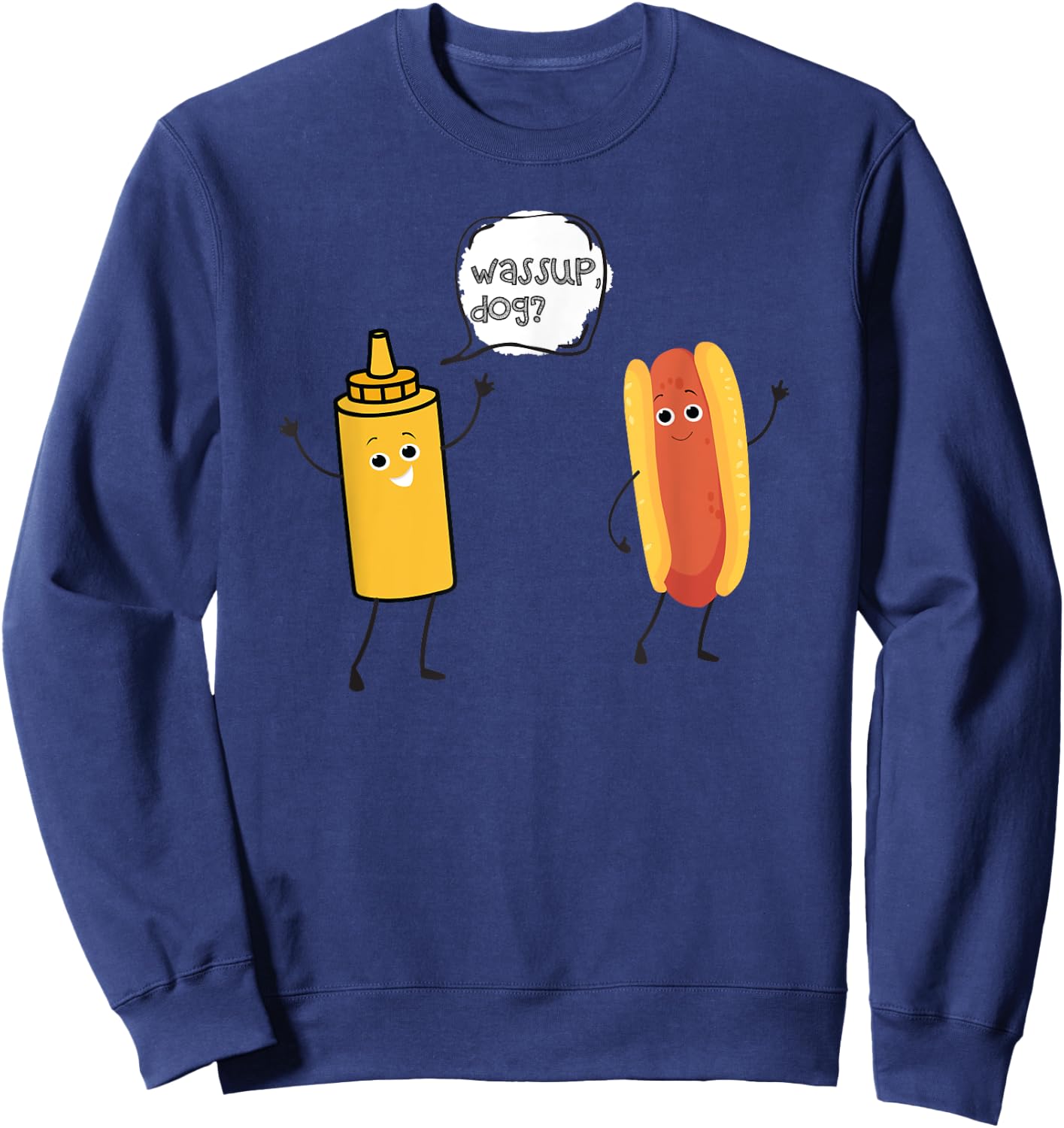 Wassup Dog Sweatshirt - Sweatshirt | Navy