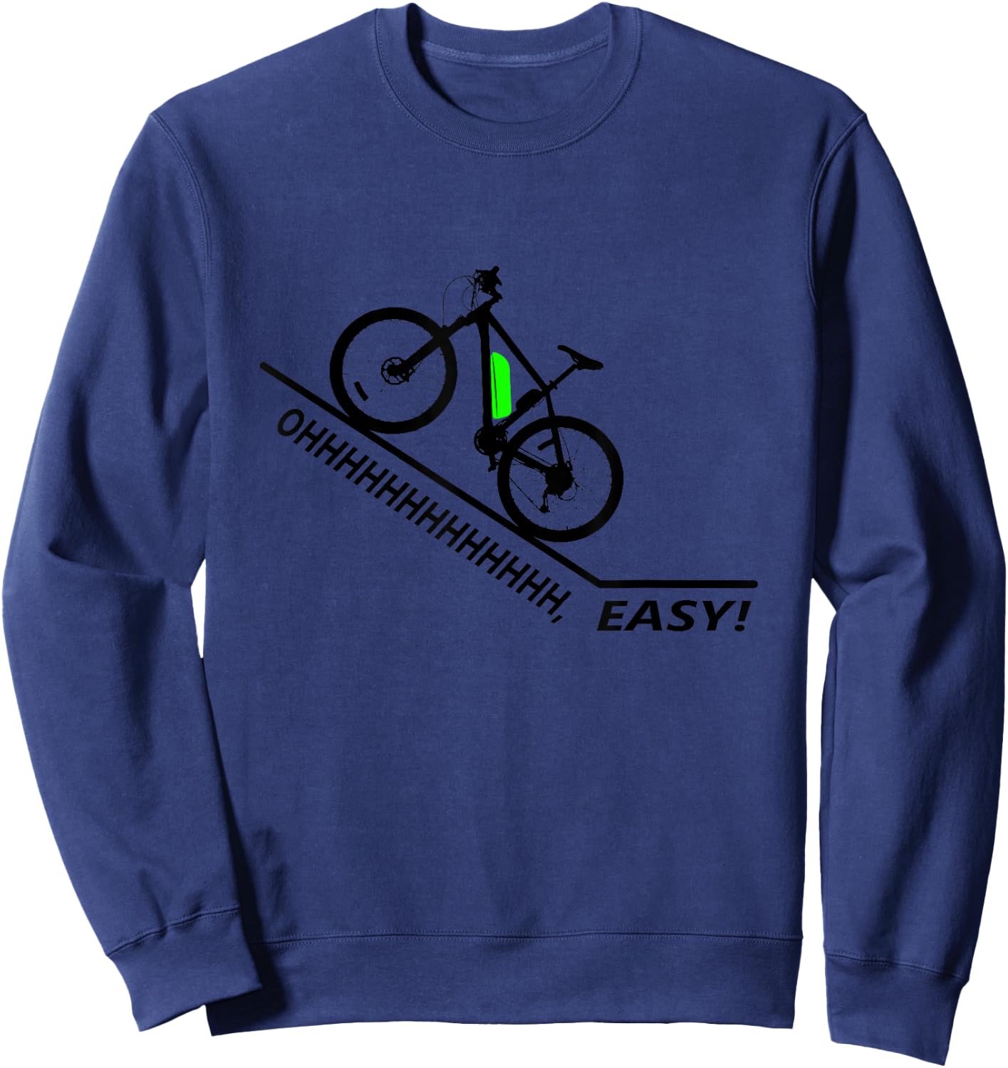 Oh Easy - E-Bike MTB Biking Electric Bicycle Ebiker Sweatshirt - Sweatshirt | Navy
