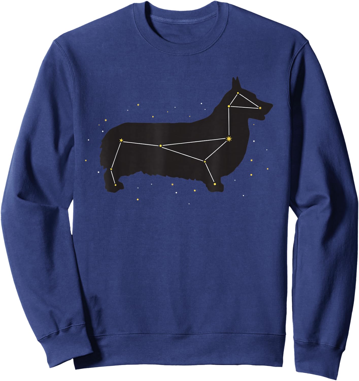 Corgi - Cute Constellation Dog for Pet Parents Women Girls Kids Sweatshirt - Sweatshirt | Navy