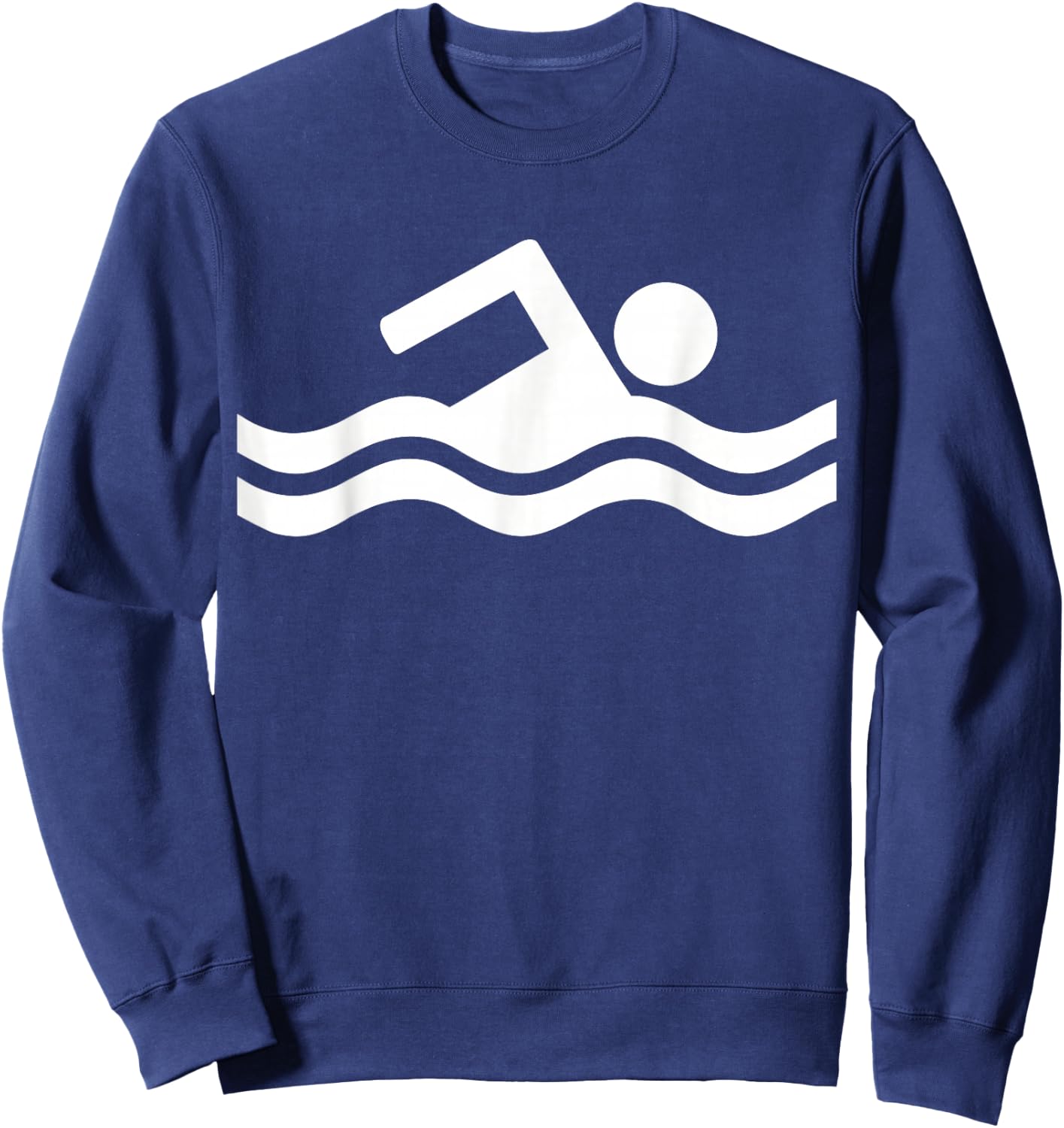 Swimming symbol Sweatshirt - Sweatshirt | Navy