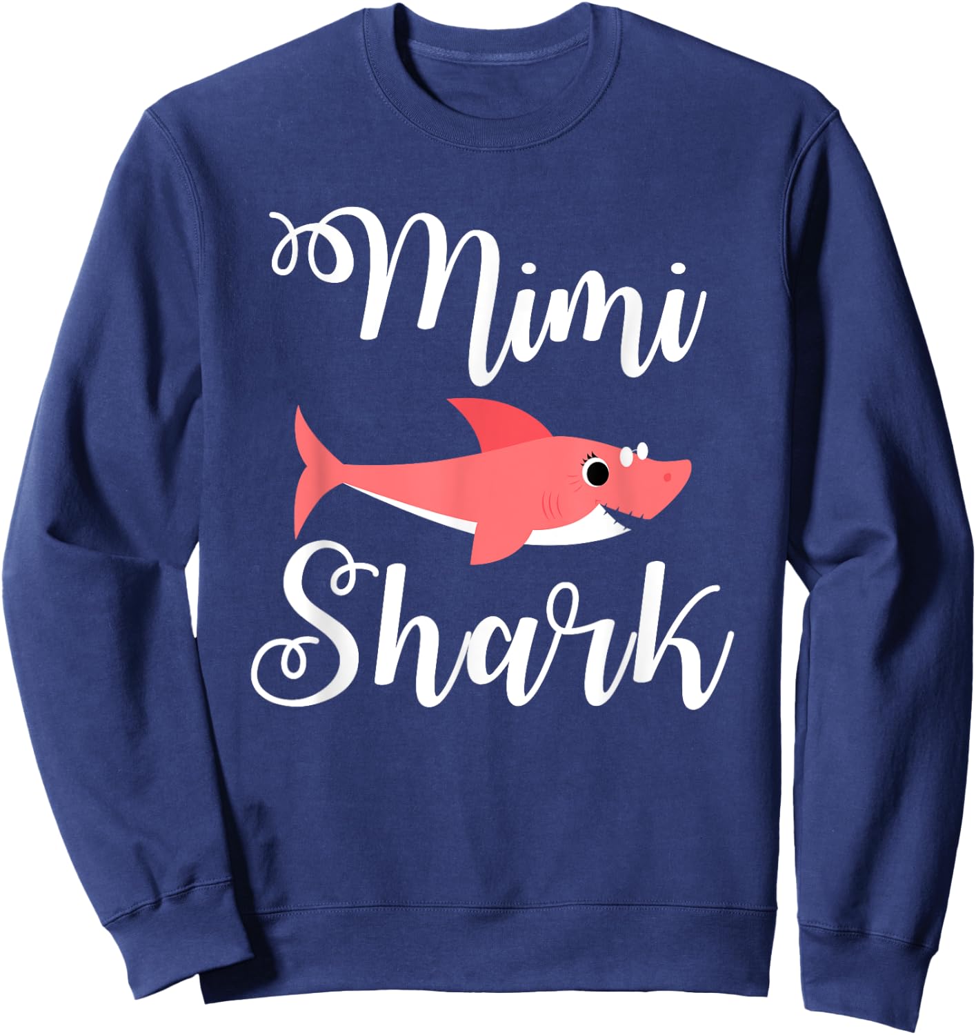 MiMi Shark Funny Grandma Mothers Day Gift Women's Sweatshirt - Sweatshirt | Navy