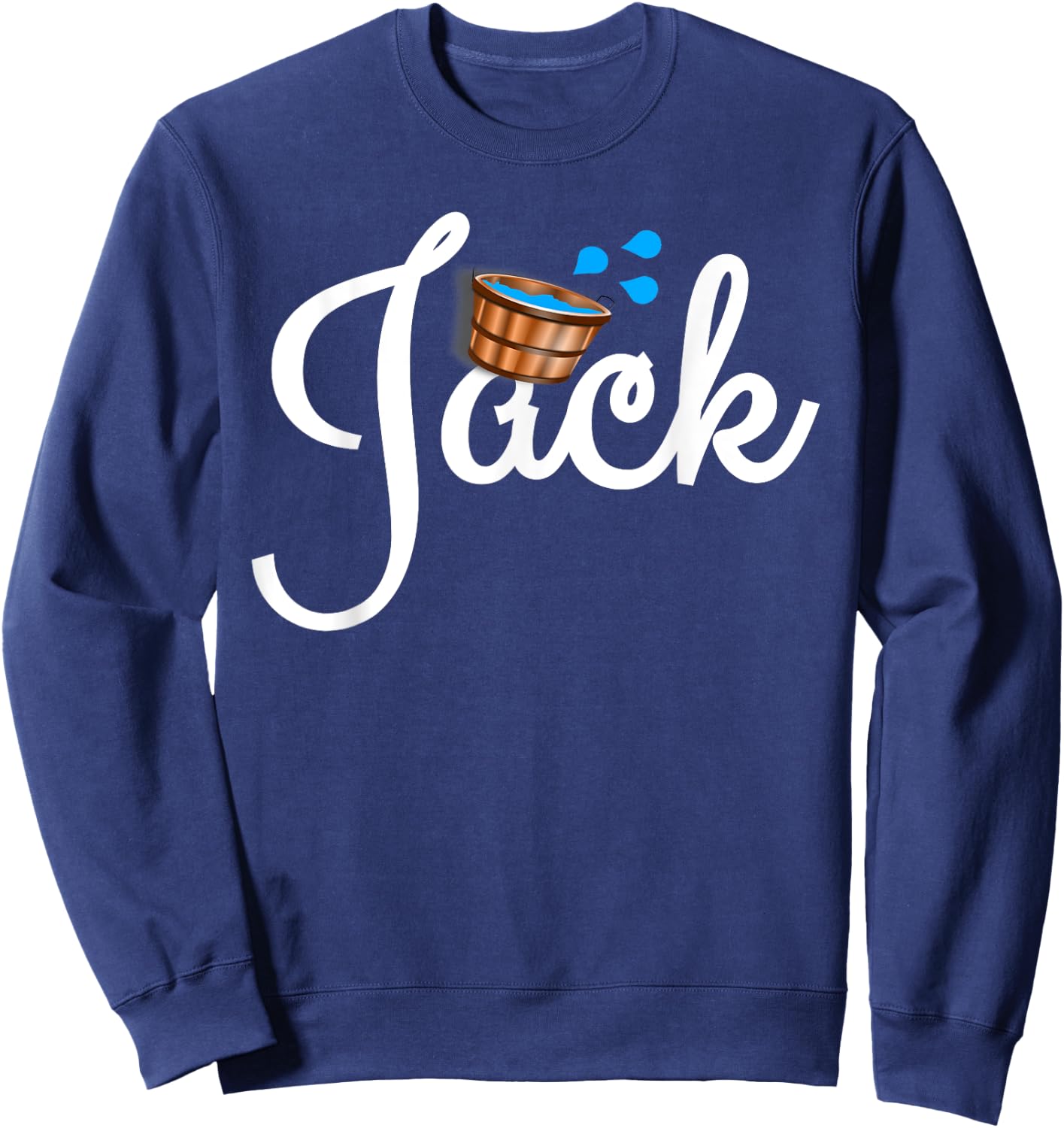 Jack and Jill Halloween Matching Couple Sweatshirt - Sweatshirt | Navy