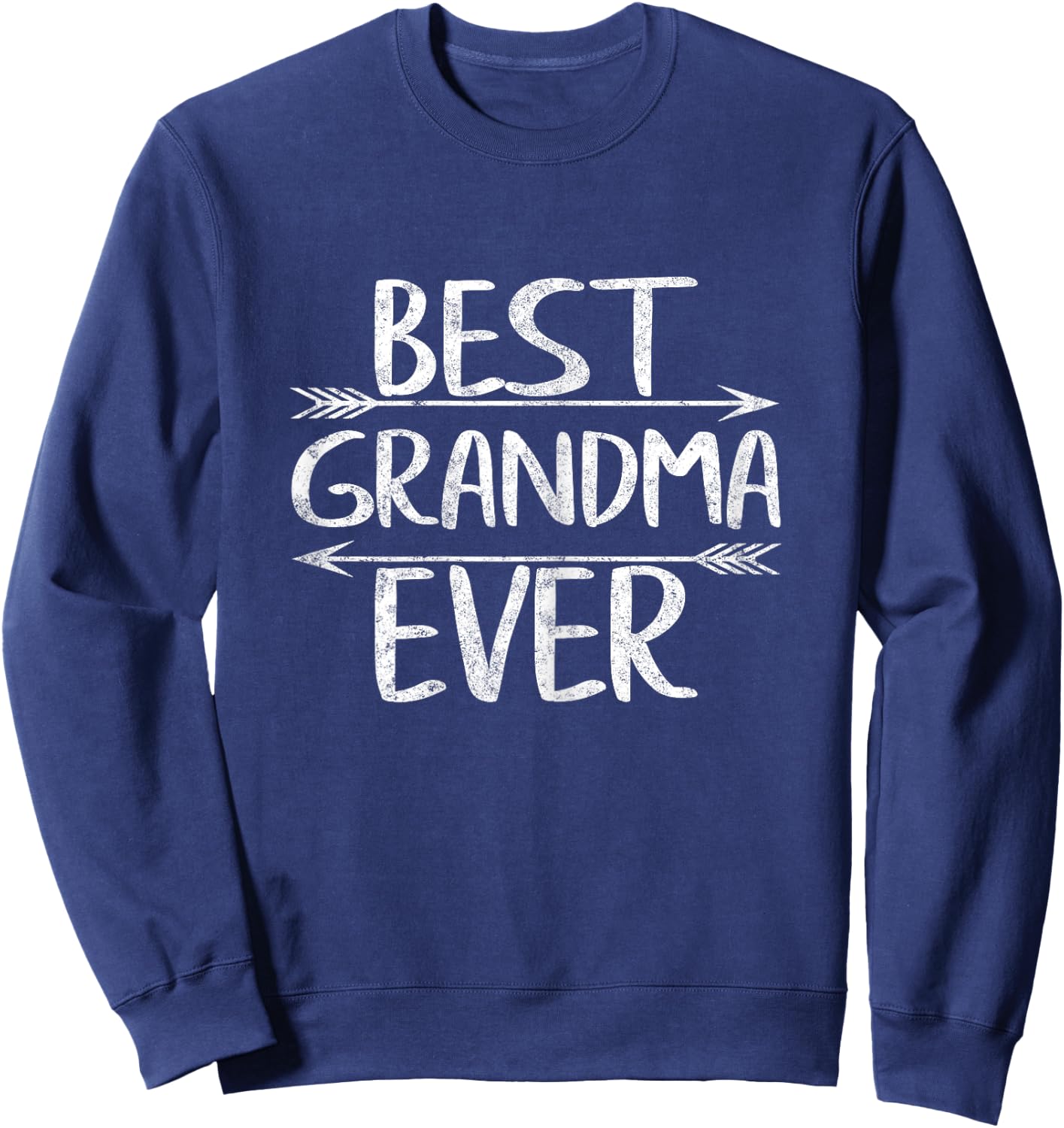 Cute Mother's Day Funny Grammy Gift Best Grandma Ever Sweatshirt - Sweatshirt | Navy