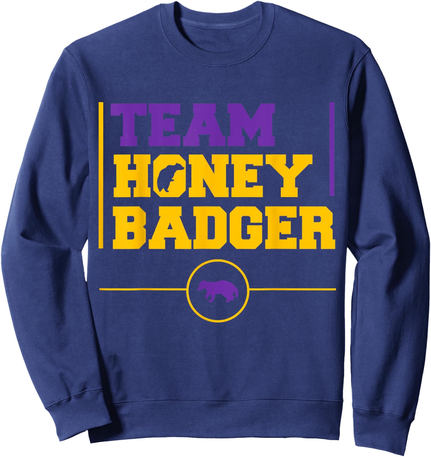 Team Honey Badger Sweatshirt - Sweatshirt | Navy