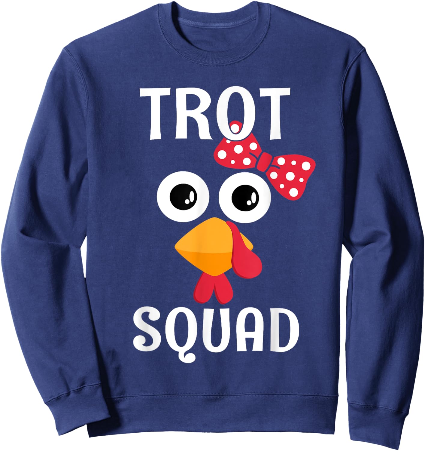 Turkey Trot Shirt Cute Running Gift Sweatshirt - Sweatshirt | Navy