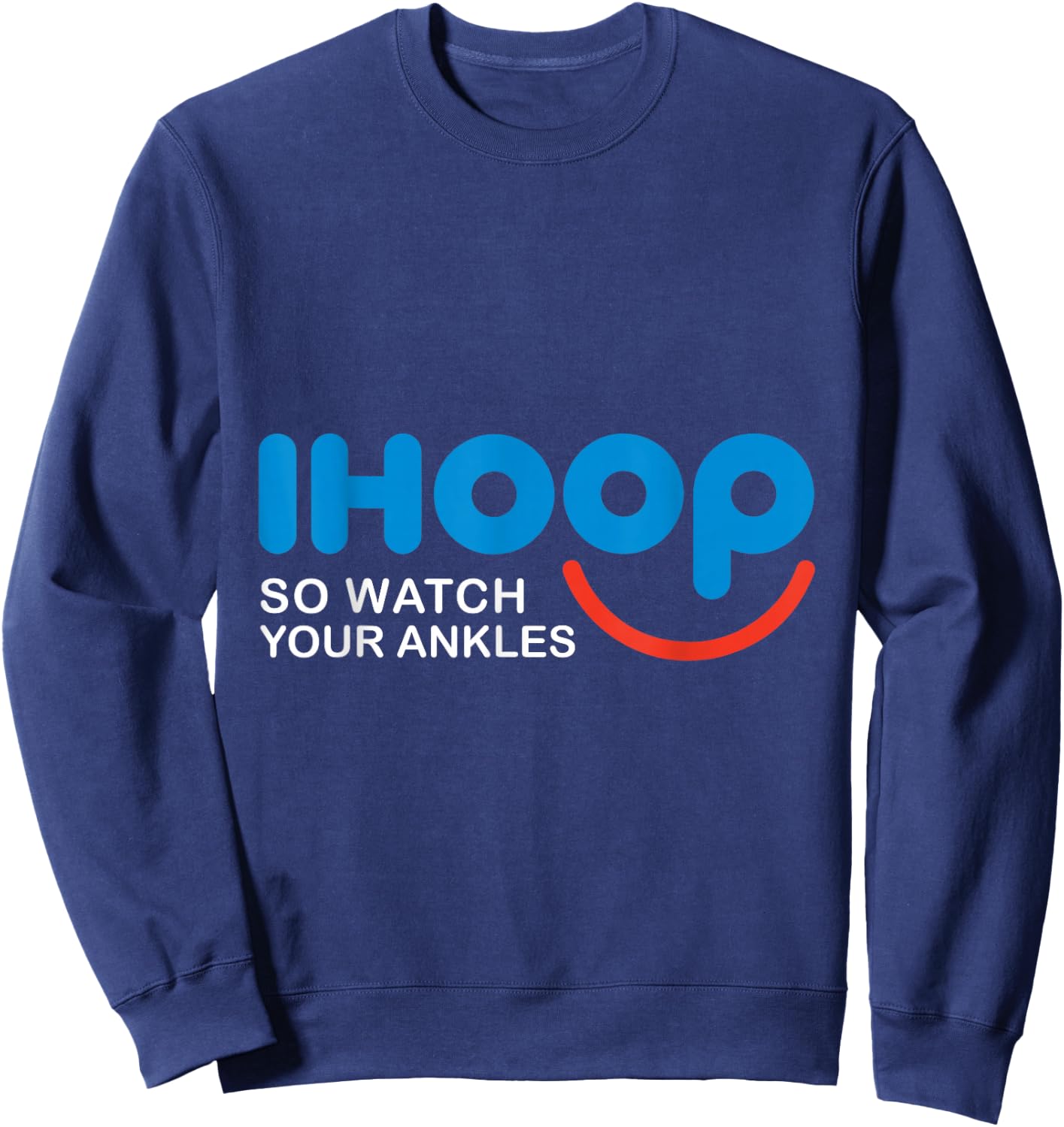 Basketball Shirt Men Women Kids Cool iHoop Sweatshirt - Sweatshirt | Navy