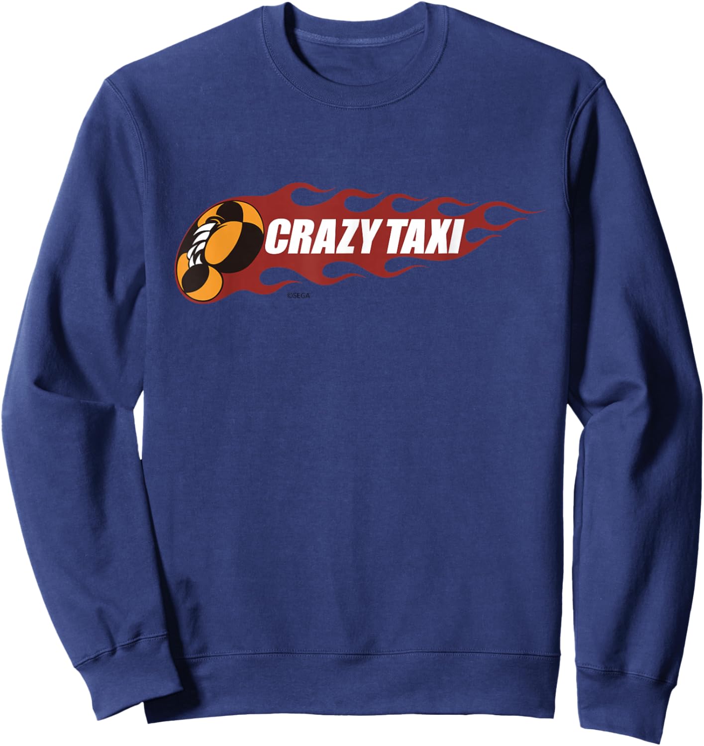 Crazy Taxi Legacy Logo Sweatshirt - Sweatshirt | Navy