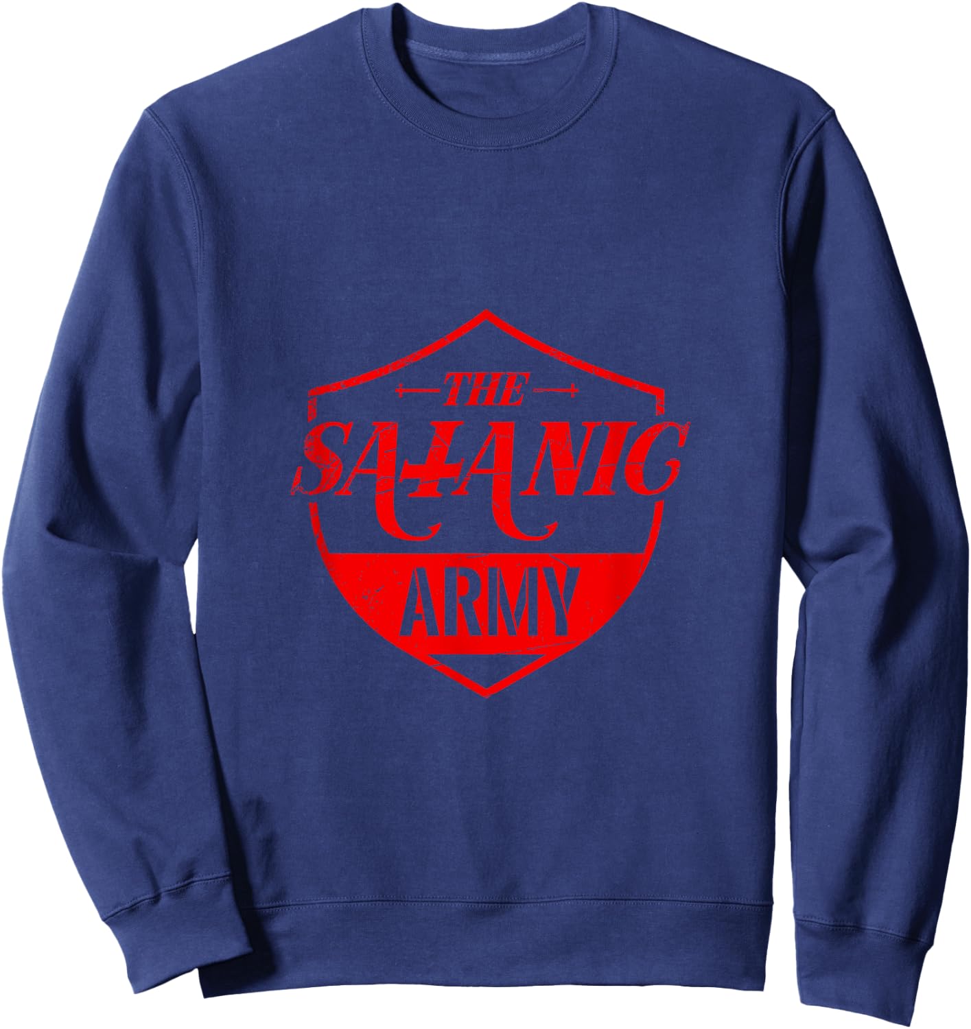 The Satanic Army Shirt Sweatshirt - Sweatshirt | Navy