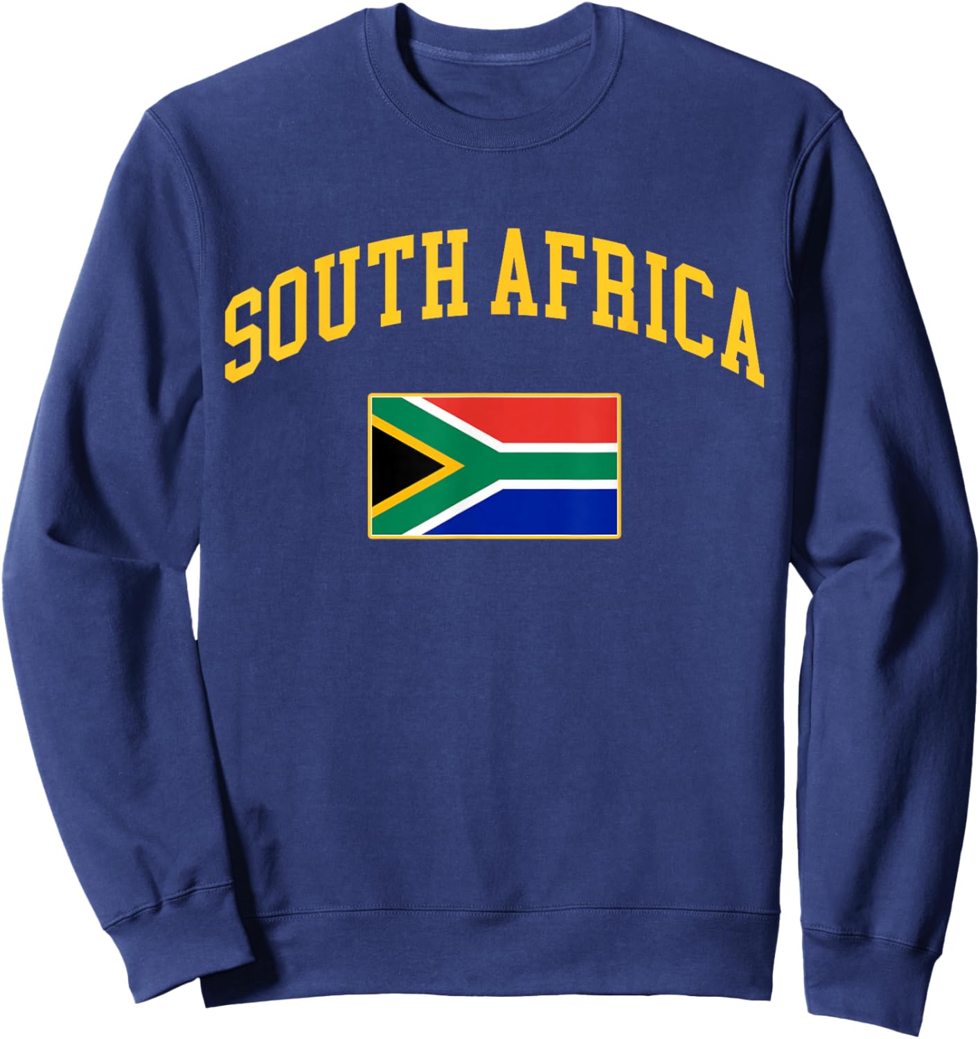 South Africa Flag Retro Vintage Classic Graphic Sweatshirt - Sweatshirt | Navy
