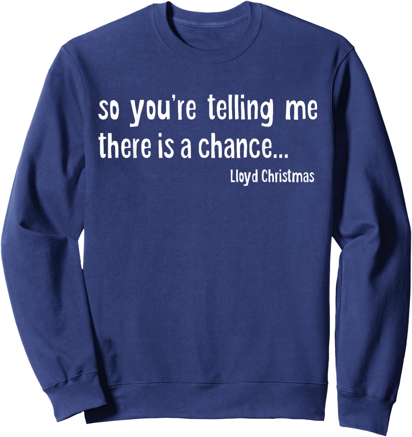 So you're telling me there is a chance Sweatshirt - Sweatshirt | Navy