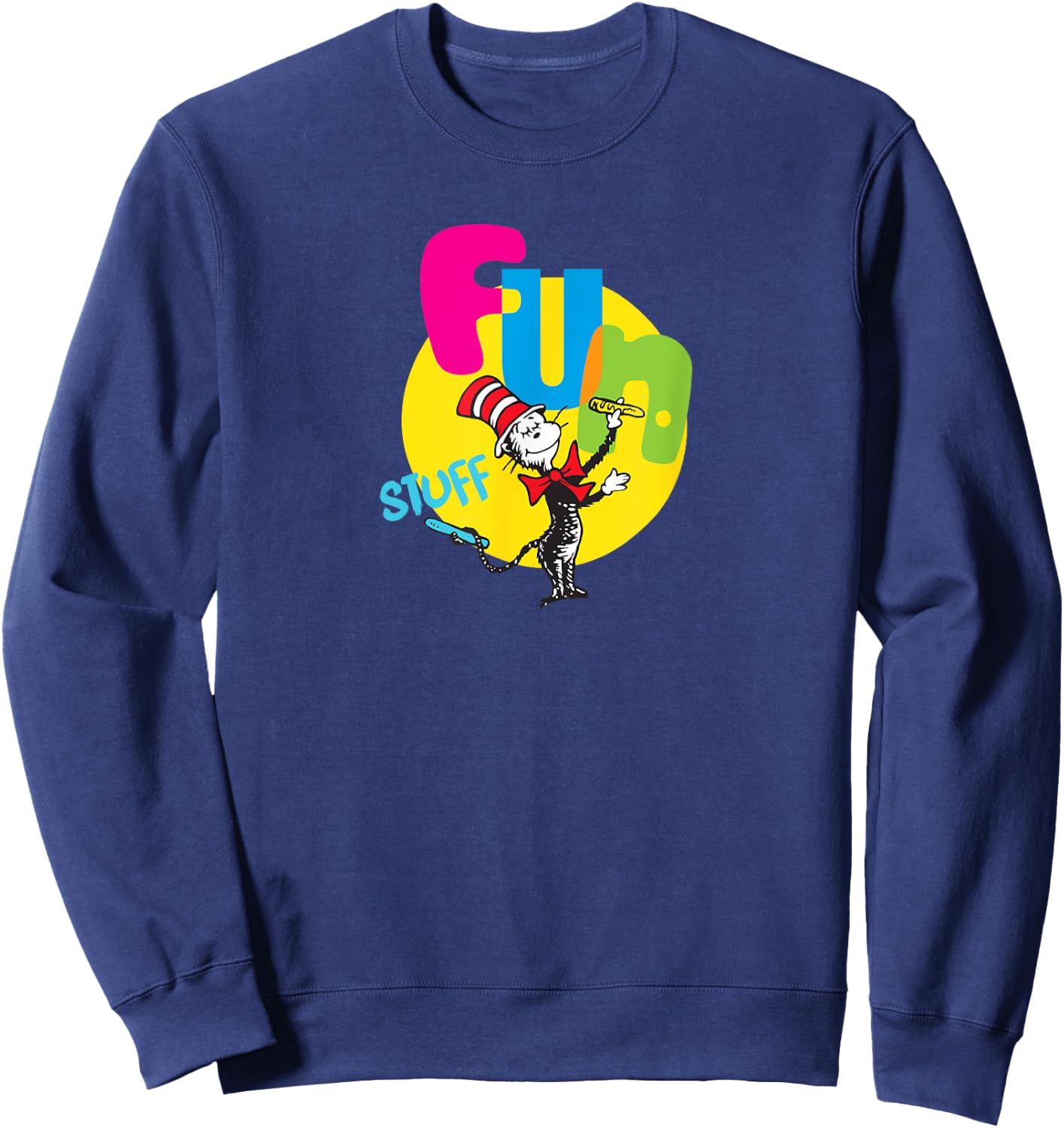 Dr. Seuss Fun Stuff Sweatshirt - Sweatshirt | Navy
