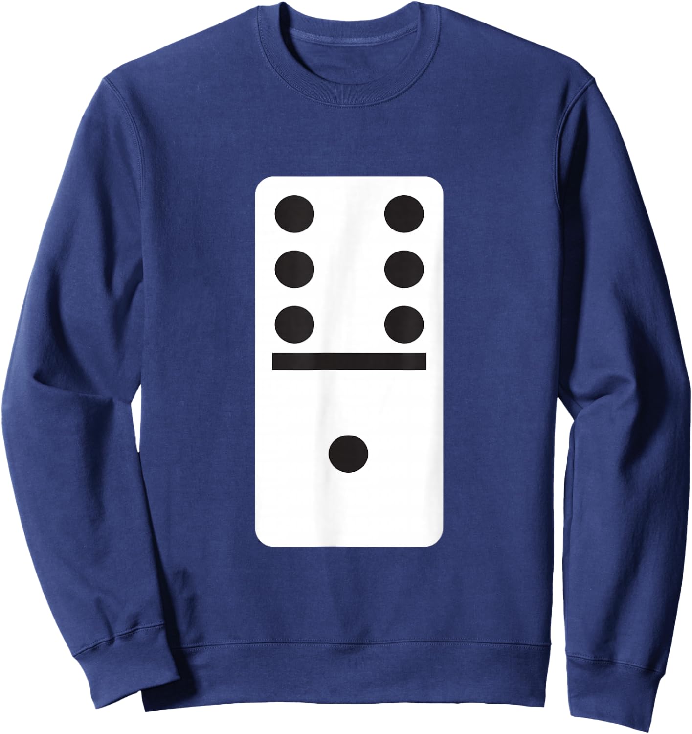 Six One Dominoes -Halloween Costume Domino Game Sweatshirt - Sweatshirt | Navy