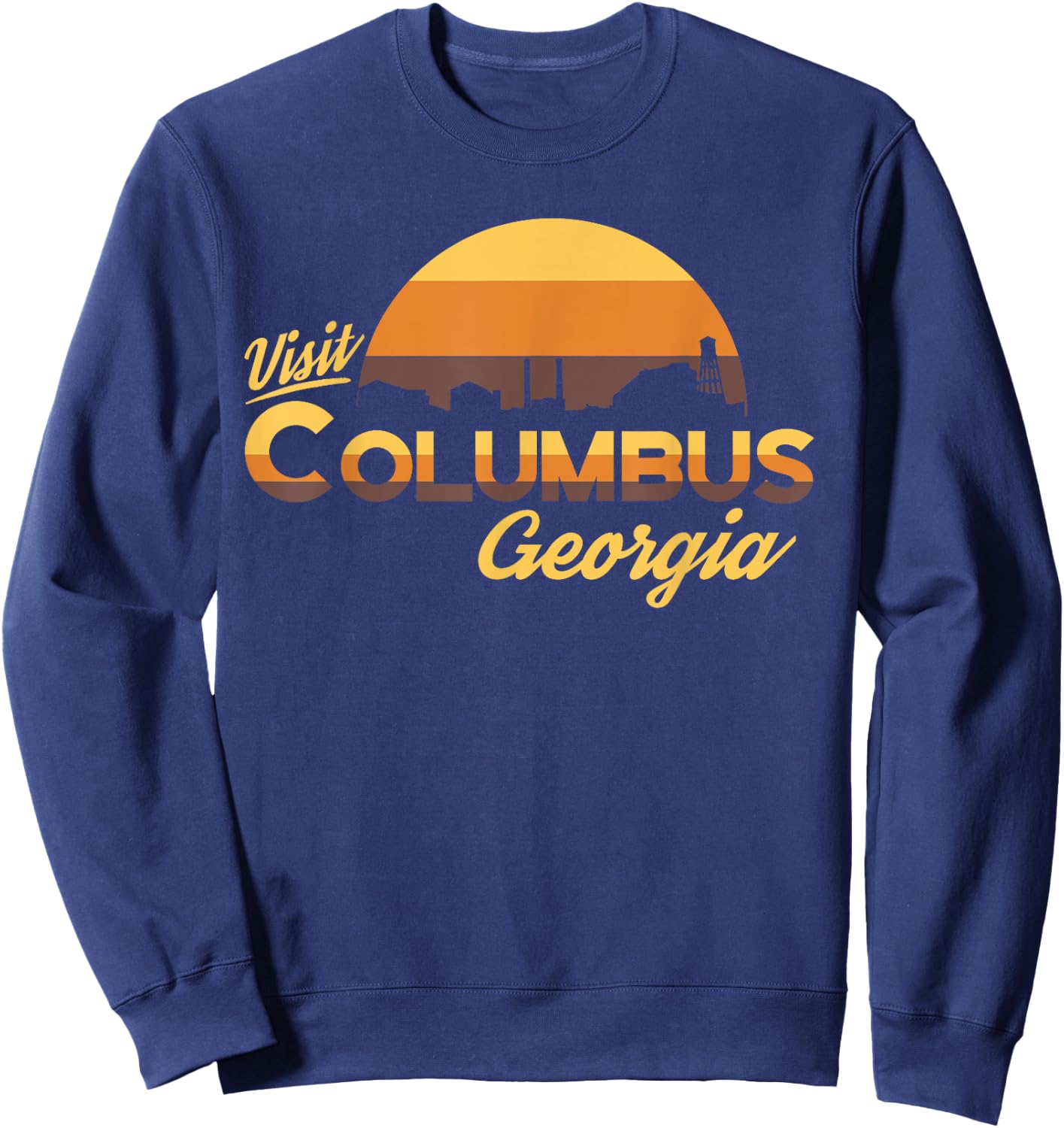 Visit Columbus Georgia Sweatshirt - Sweatshirt | Navy