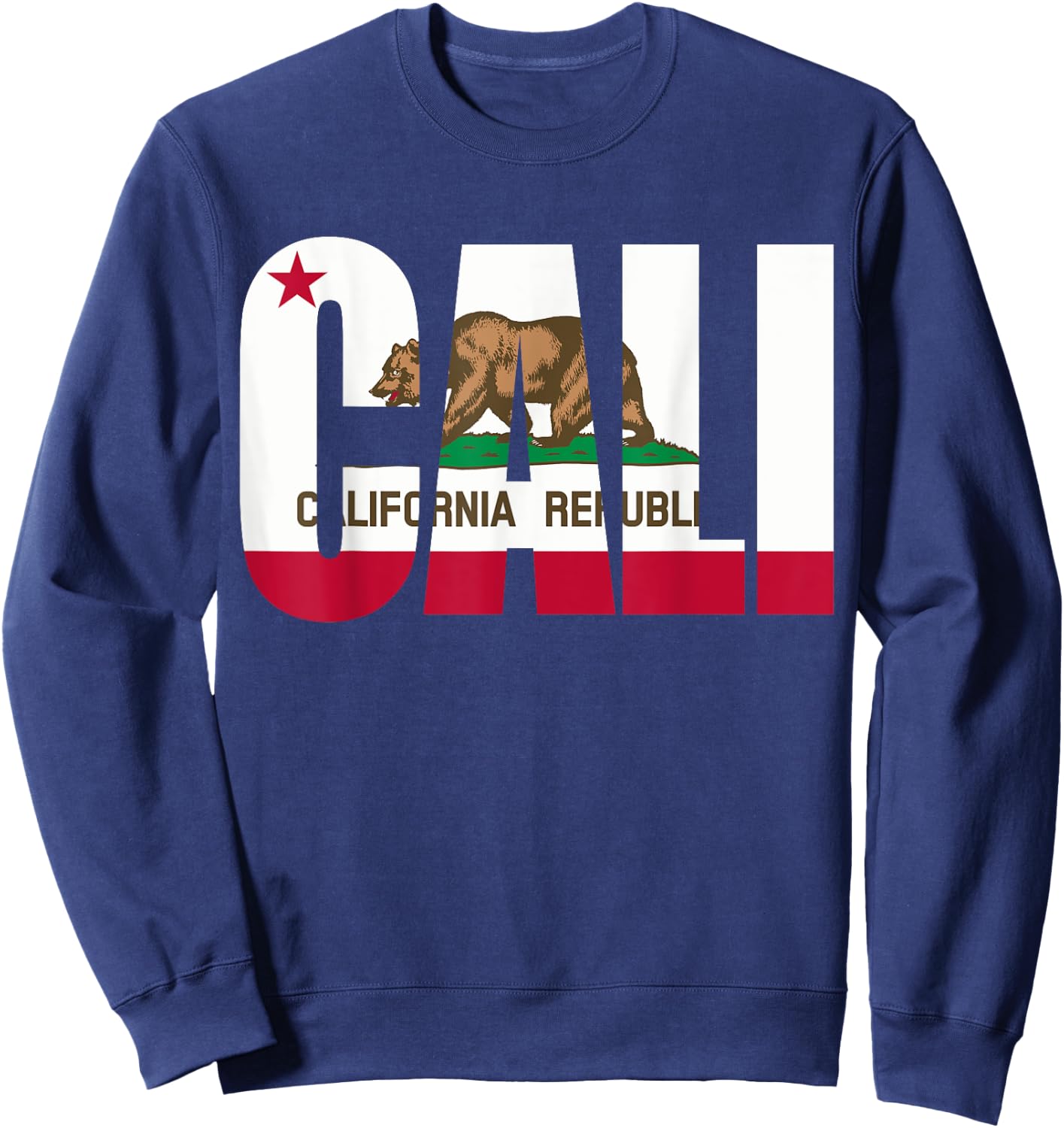 Republic of California State Flag Sweatshirt - Sweatshirt | Navy