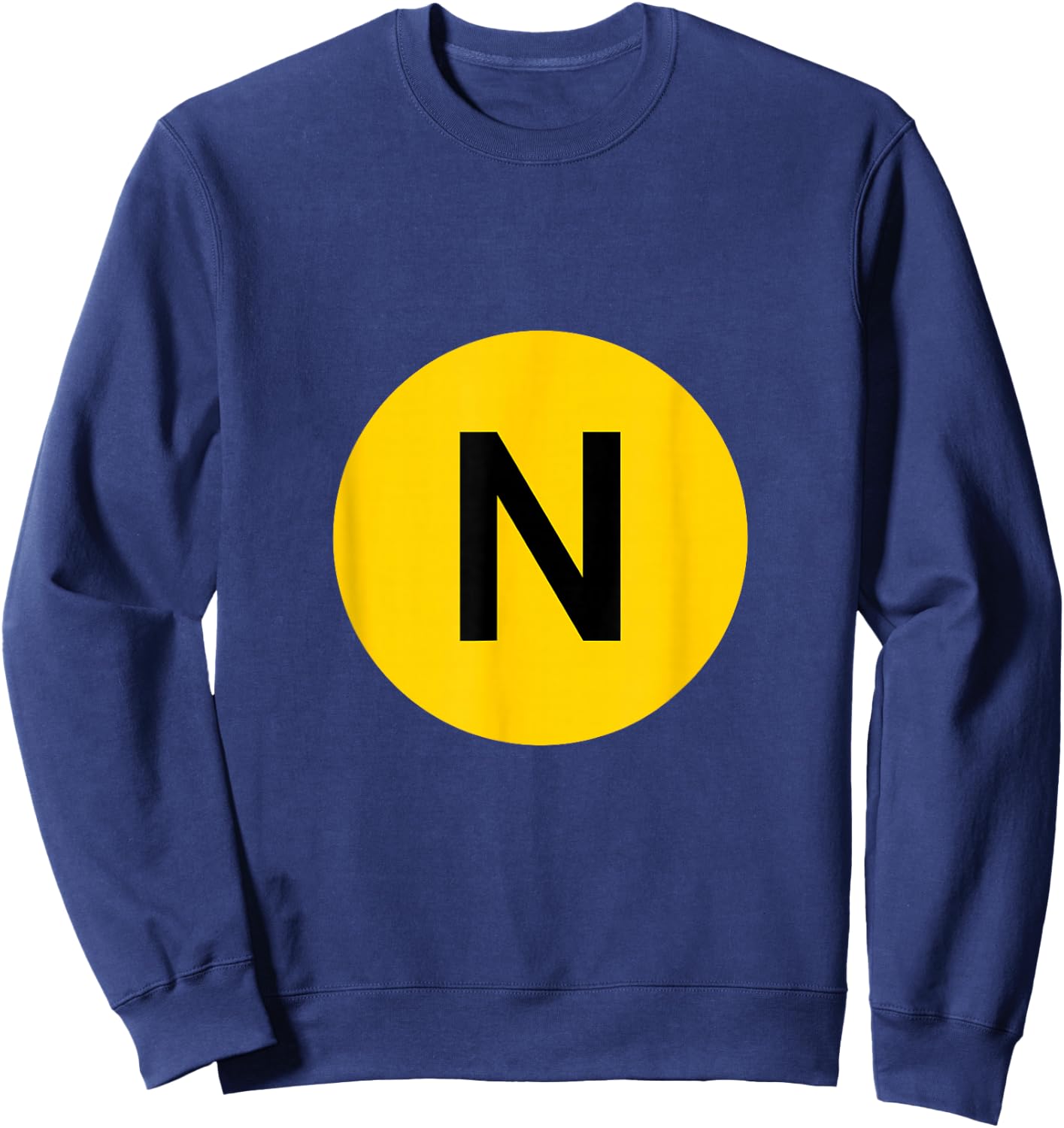 N Line - NYC Subway Train - Broadway Sweatshirt - Sweatshirt | Navy