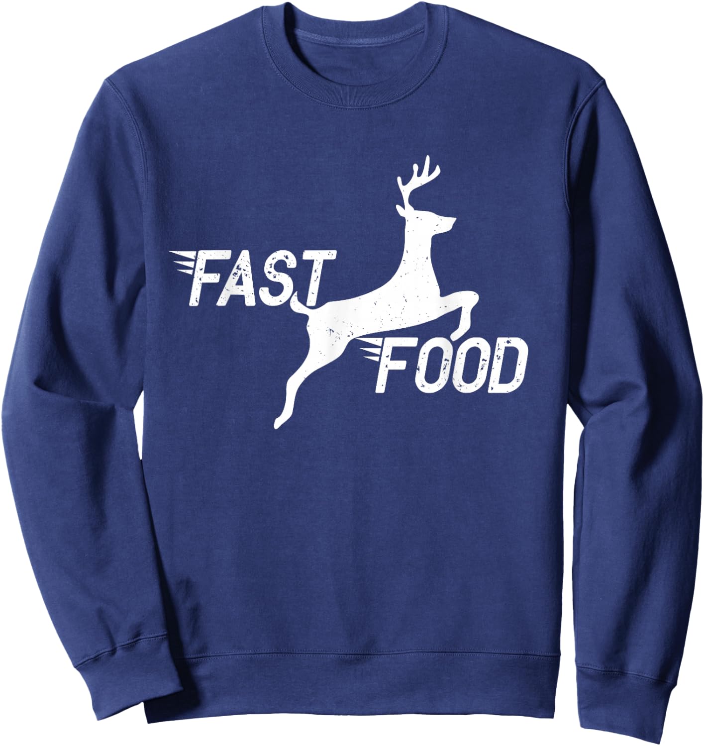 Deer Hunting Shirts & Funny Hunter Gifts Men's Black Classic Fit Short Sleeve Small Sweatshirt - Sweatshirt | Navy