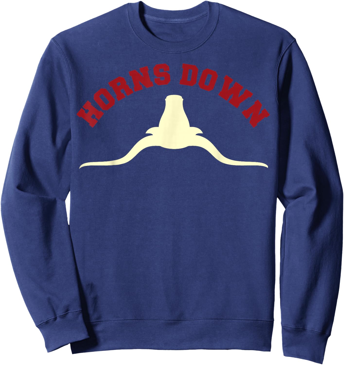 Horns Down Shirt Horns Down Texas Tuck Fexas Shirt Sweatshirt - Sweatshirt | Navy