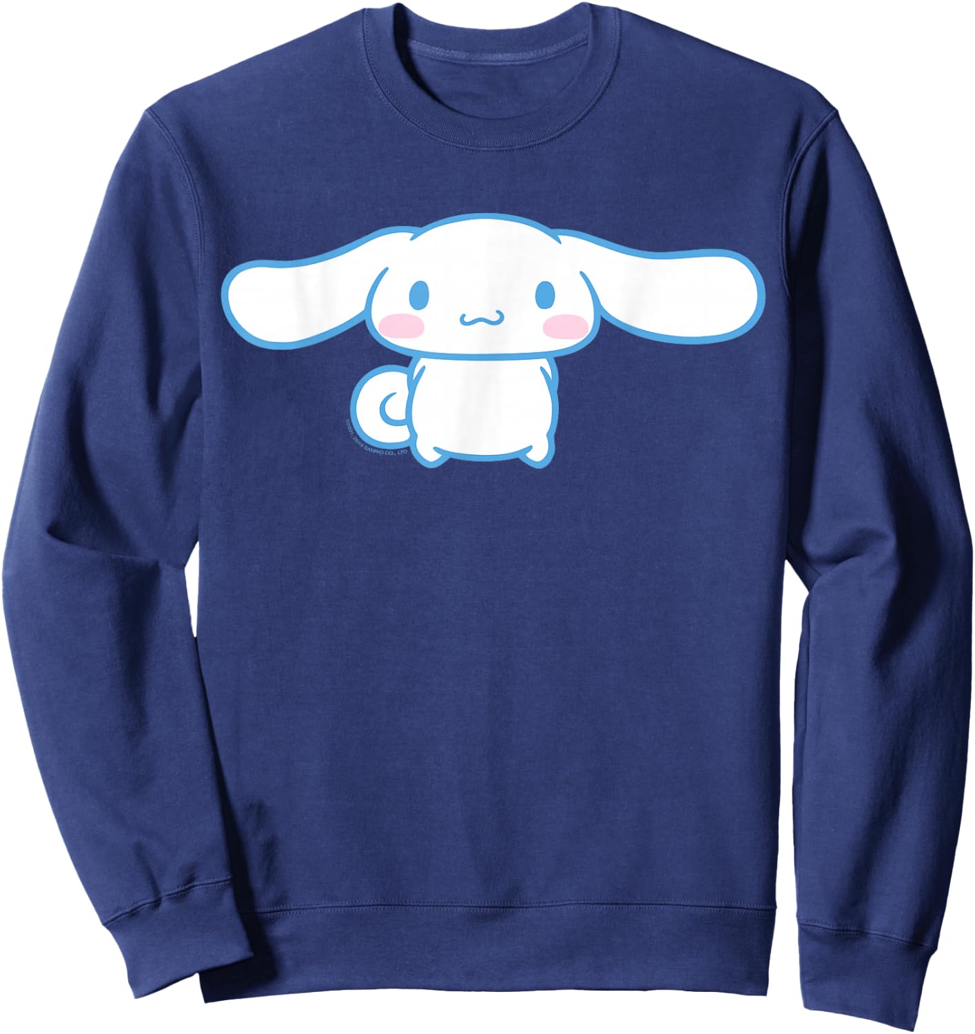 Cinnamoroll Front and Back Shirt Sweatshirt - Sweatshirt | Navy