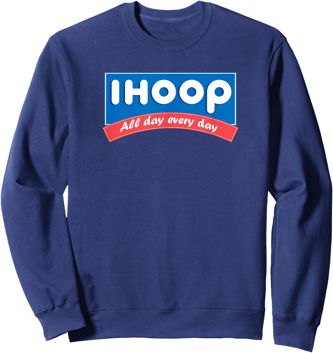 ihoop All Day Everyday Basketball Shirt Sweatshirt - Sweatshirt | Navy