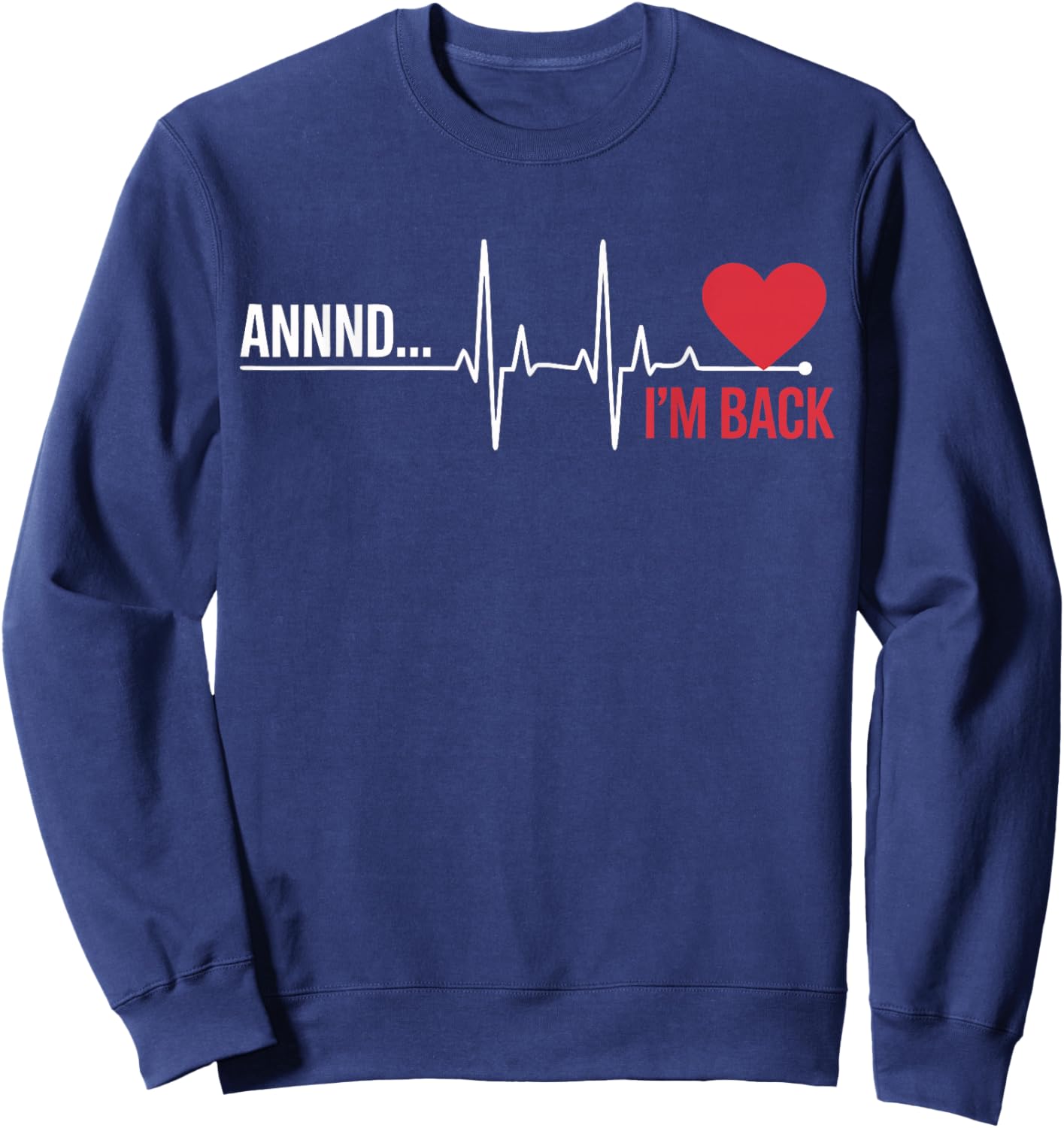 Critical Care Unit Medical Center Intensive Care Revive Sweatshirt - Sweatshirt | Navy