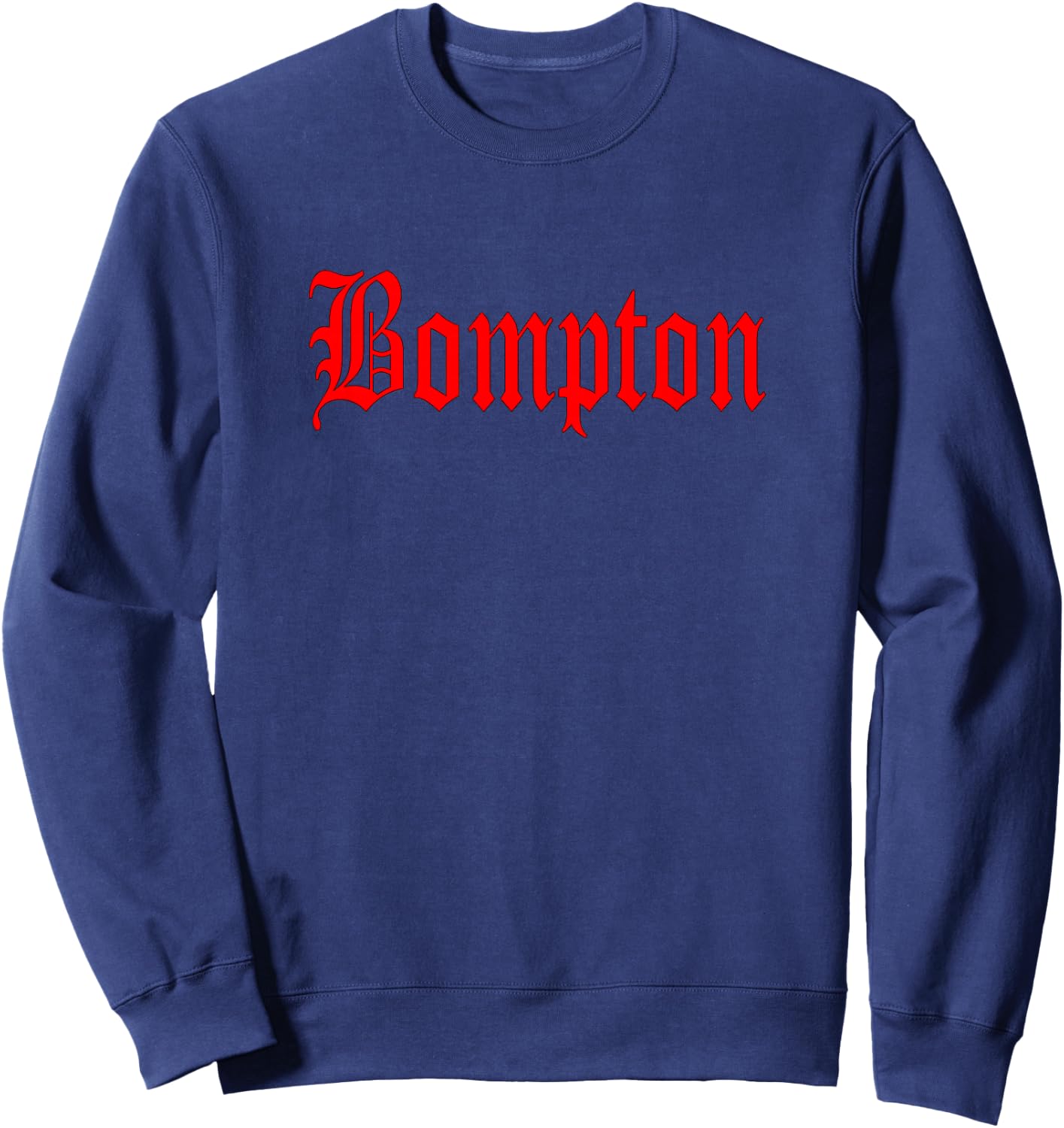 Bompton Old English Sweatshirt - Sweatshirt | Navy