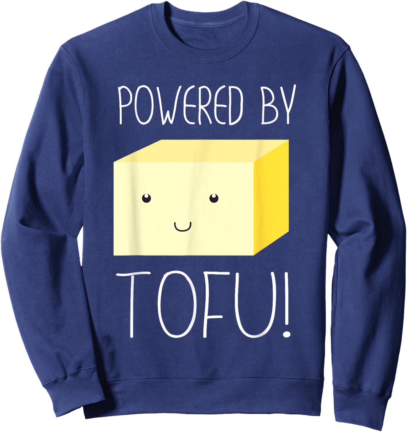 Powered by tofu Sweatshirt - Sweatshirt | Navy