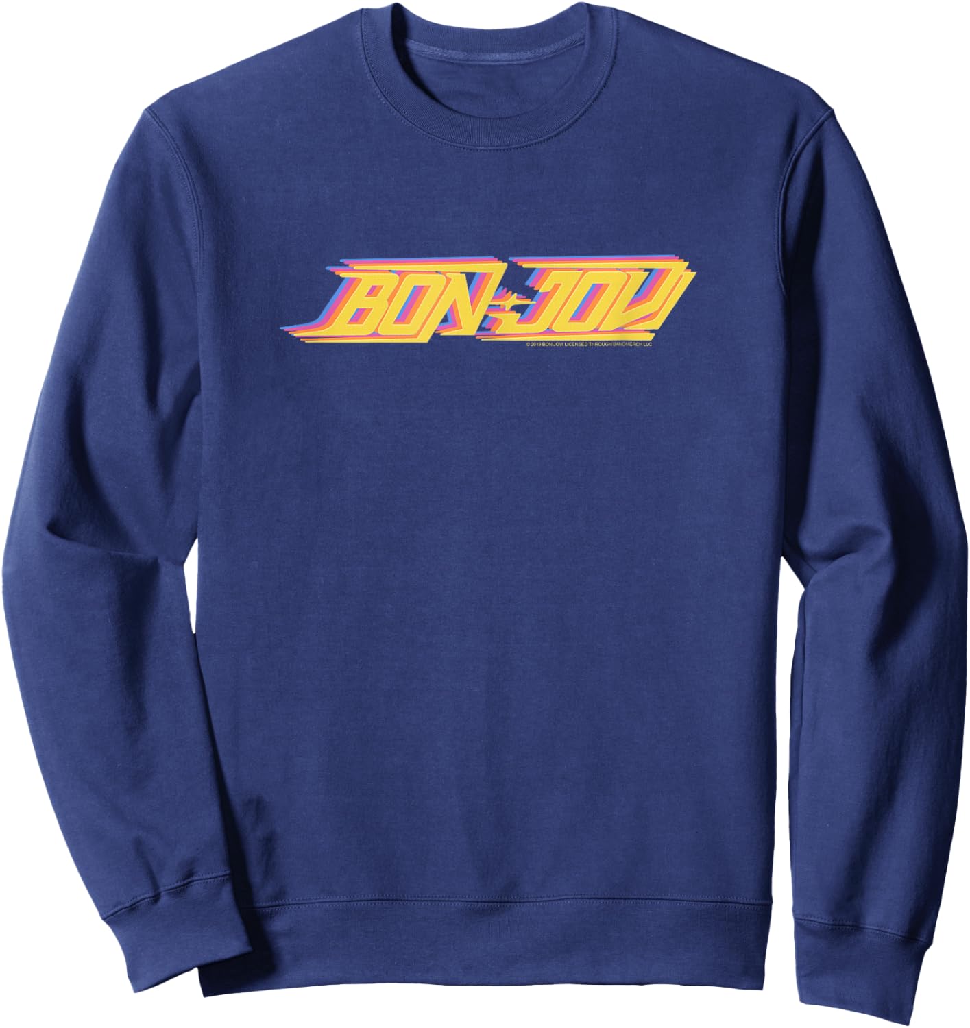 Bon Jovi Color Step Sweatshirt - Sweatshirt | Navy