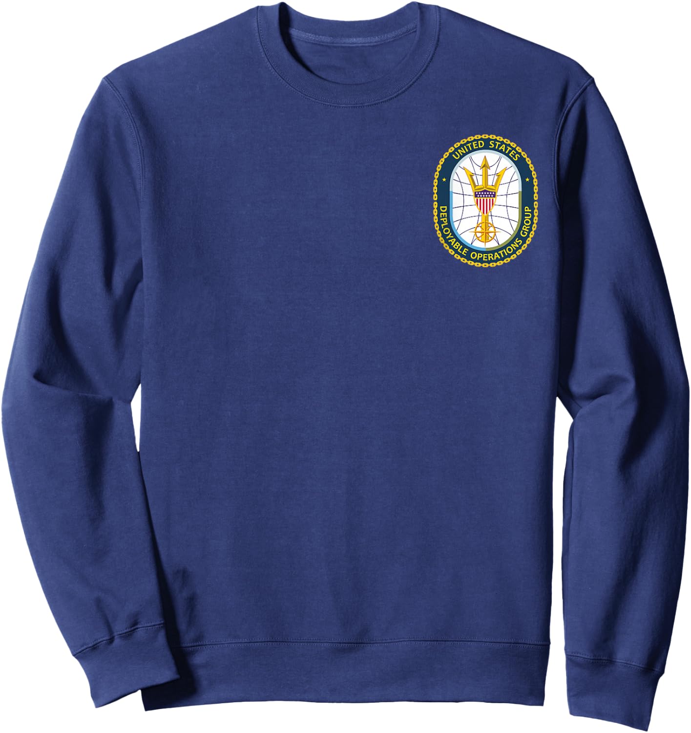 US Coast Guard Deployable Operations Group Patch Sweatshirt - Sweatshirt | Navy