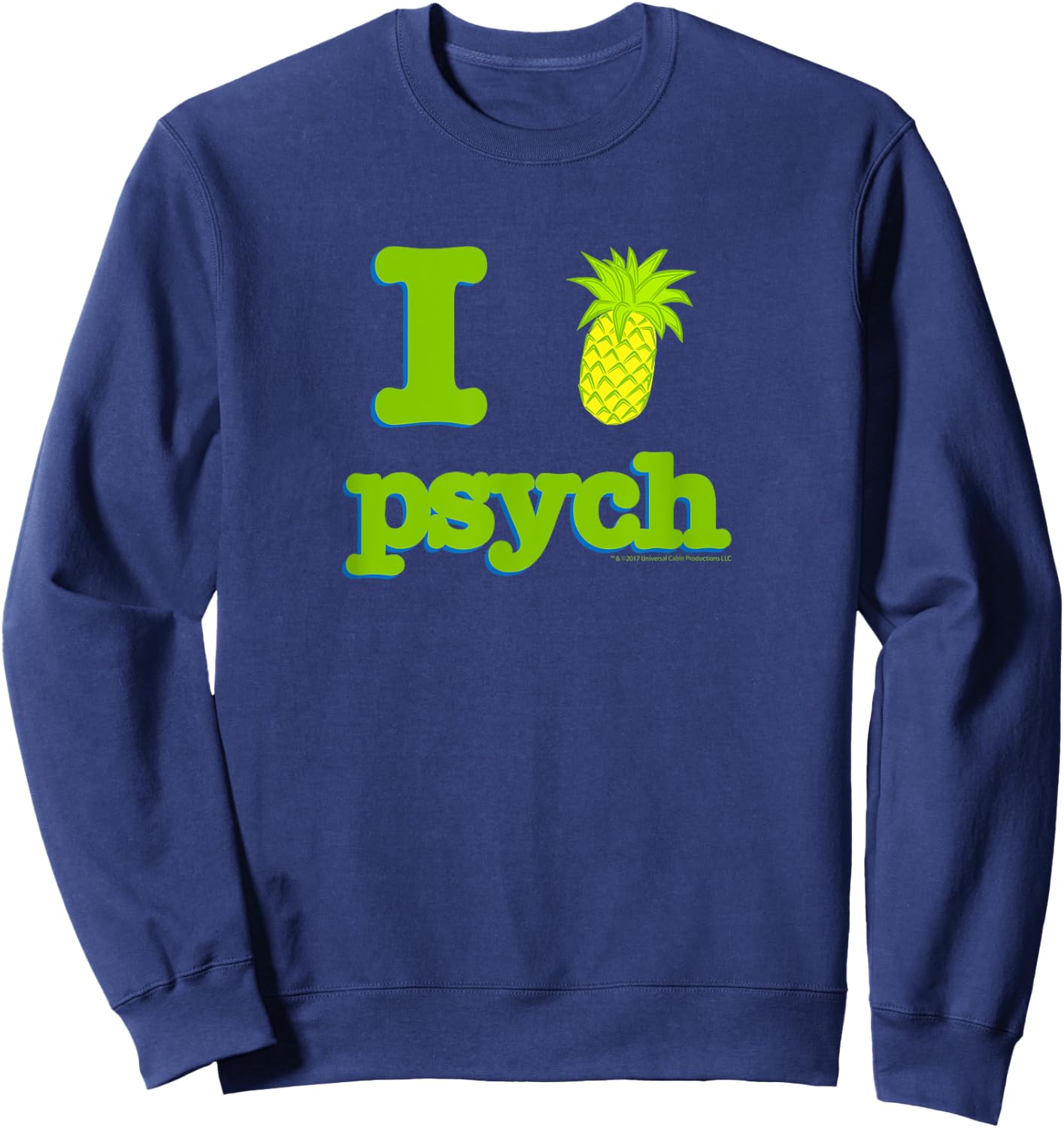 Psych I Love Psych Sweatshirt - Sweatshirt | Navy