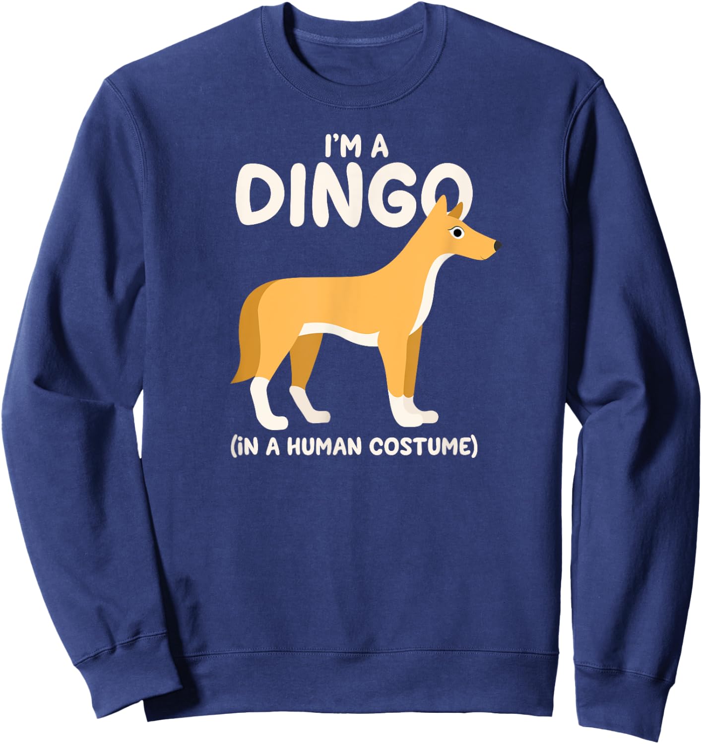 Dingo Costume Funny Dingoes Sweatshirt - Sweatshirt | Navy