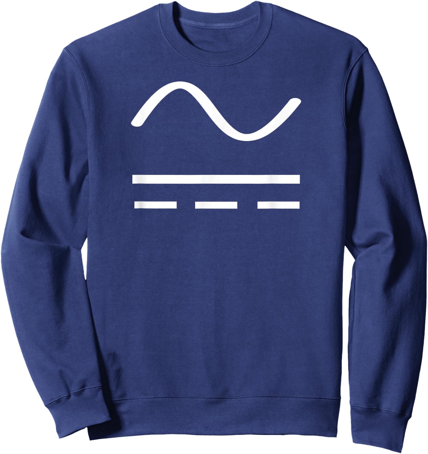 Funny Electrician Design Electrical AC or DC Current Sweatshirt - Sweatshirt | Navy