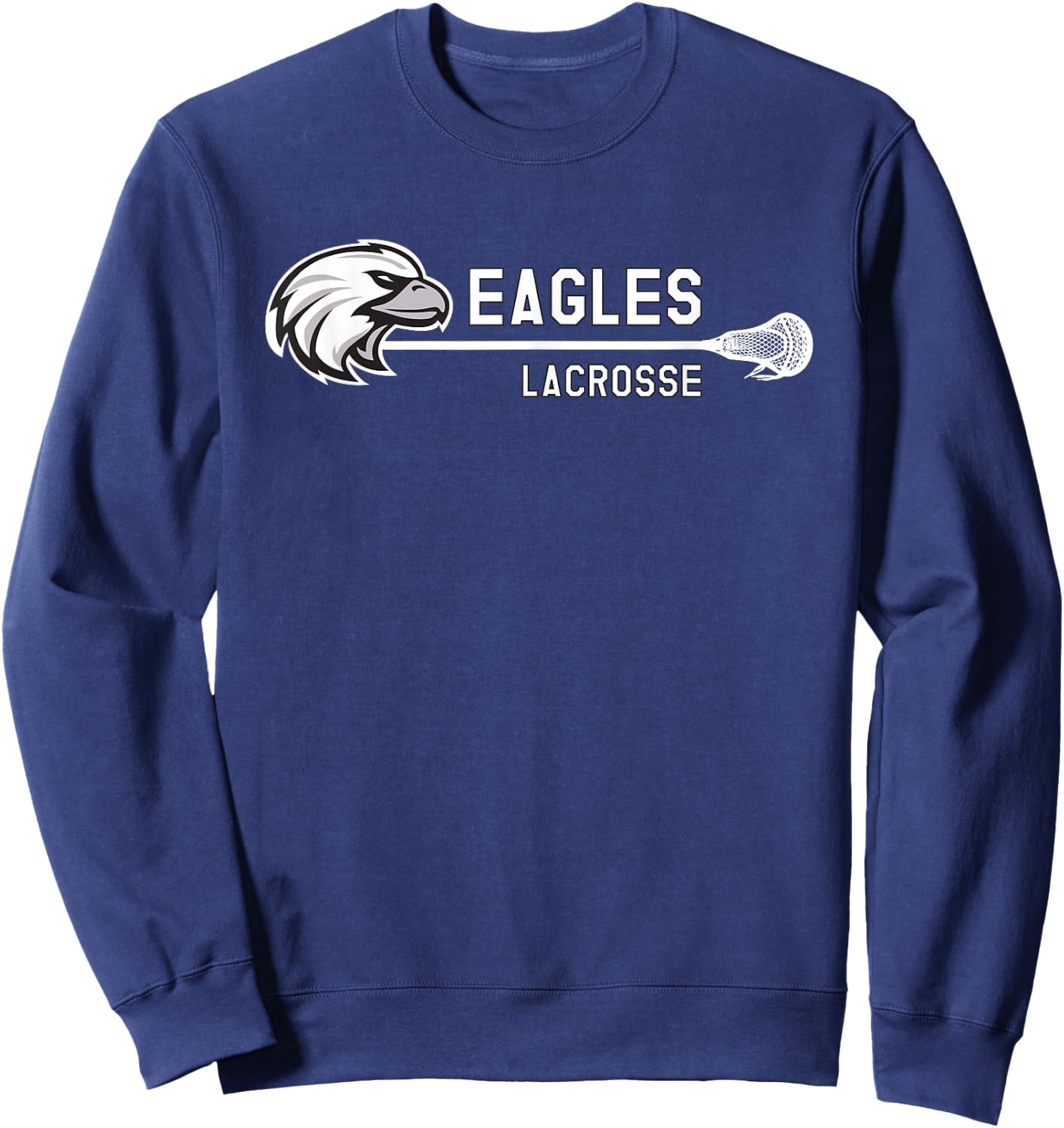 Franklin County Lacrosse Club Horizontal Eagle Sweatshirt - Sweatshirt | Navy