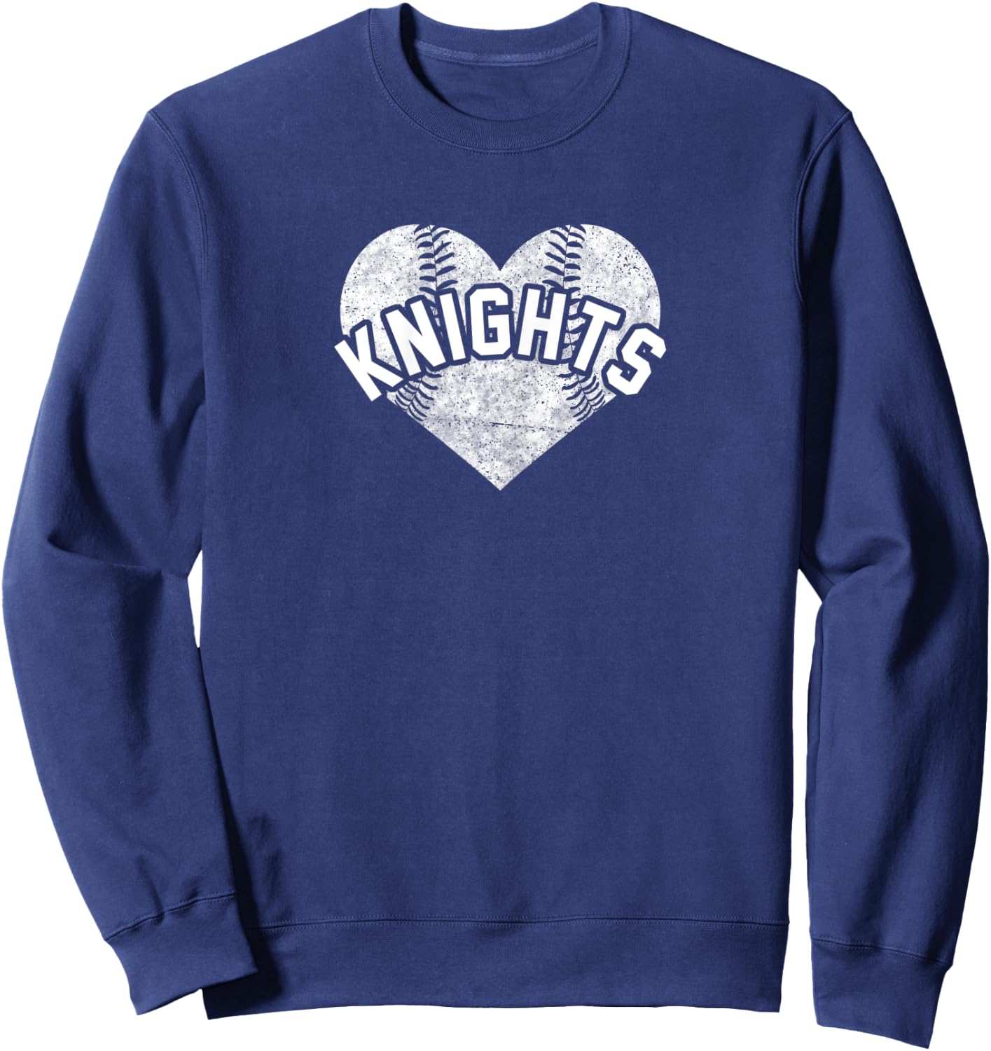 Knights Baseball Softball Shirt High School Team Mascot Mom Sweatshirt - Sweatshirt | Navy